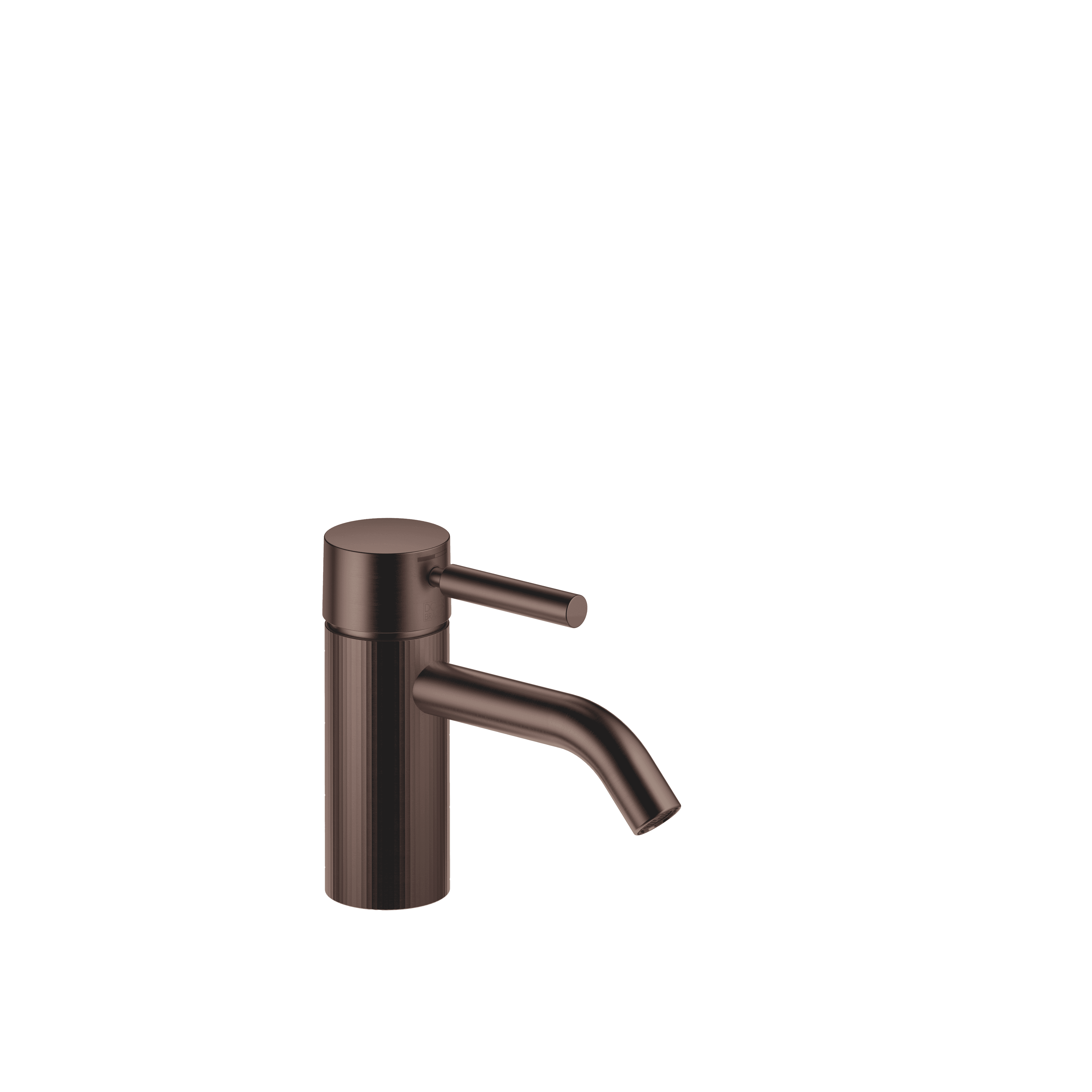 META Single-lever basin mixer without pop-up waste in Brushed Dark Bronze (PVD)