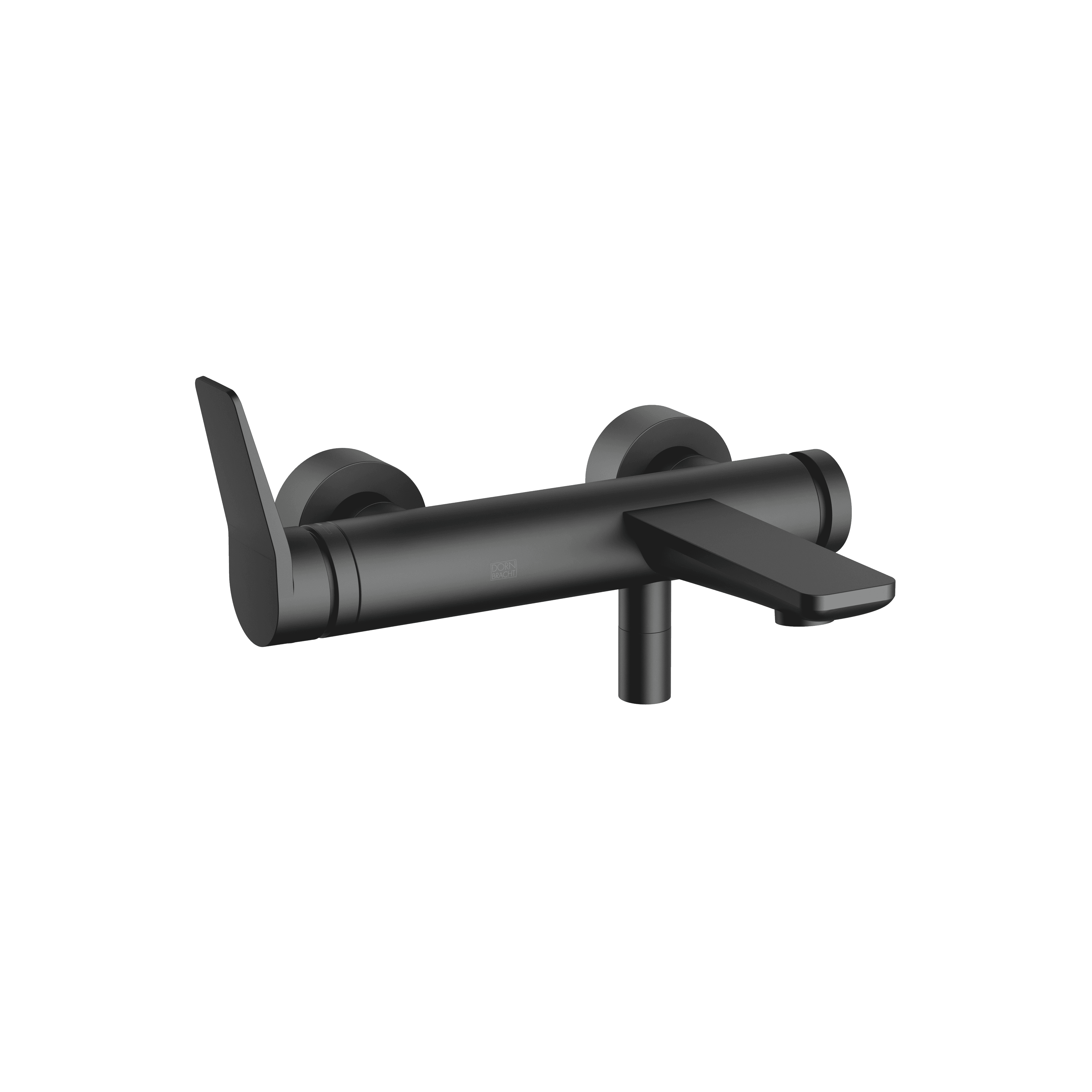 LISSÉ Single-lever bath mixer for wall mounting without shower set in Matte Black