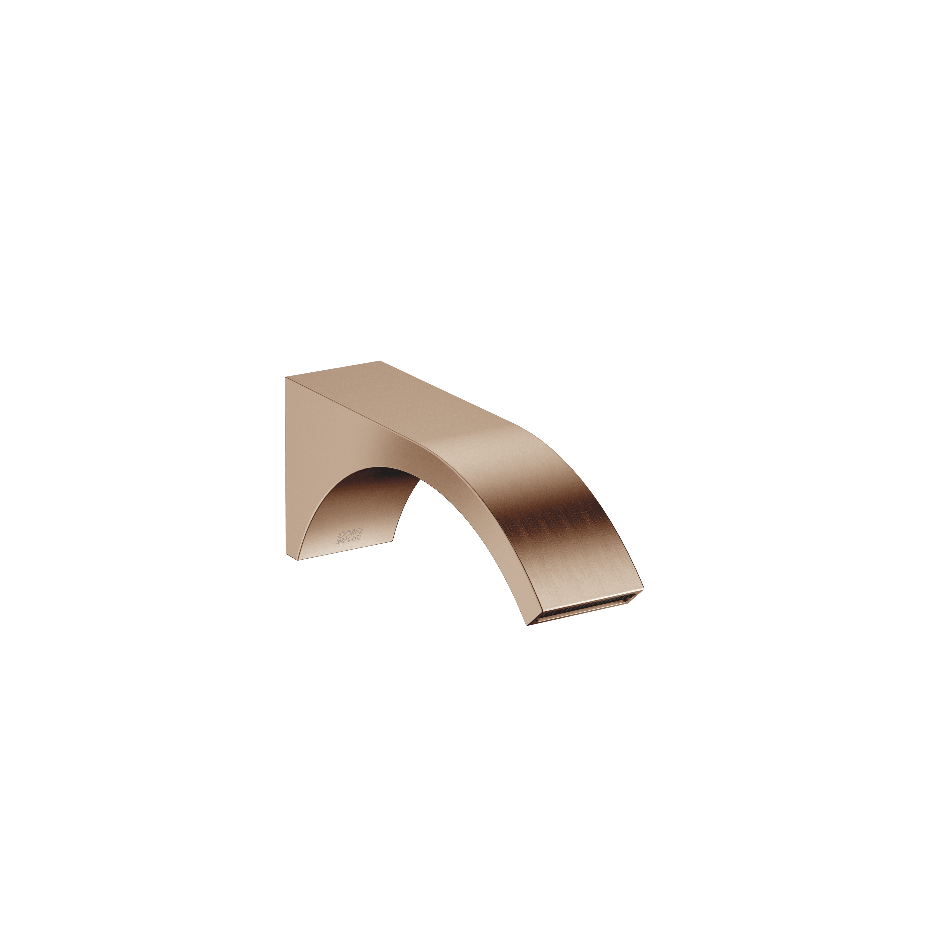 CYO Wall-mounted basin spout without pop-up waste in Brushed Bronze (PVD)