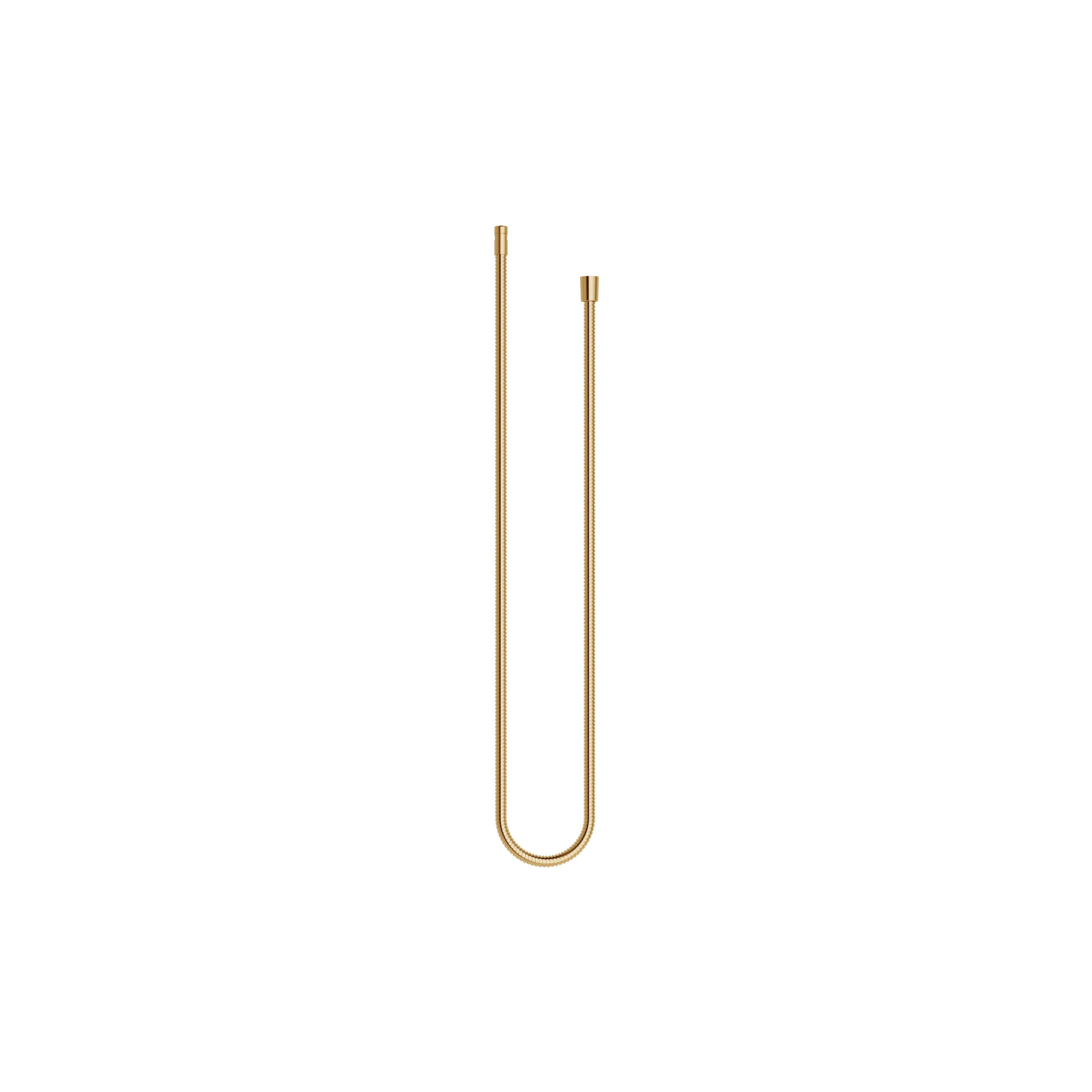 Metal shower hose 1/2" x 3/8" x 1750 mm in Brushed Durabrass (23kt Gold)