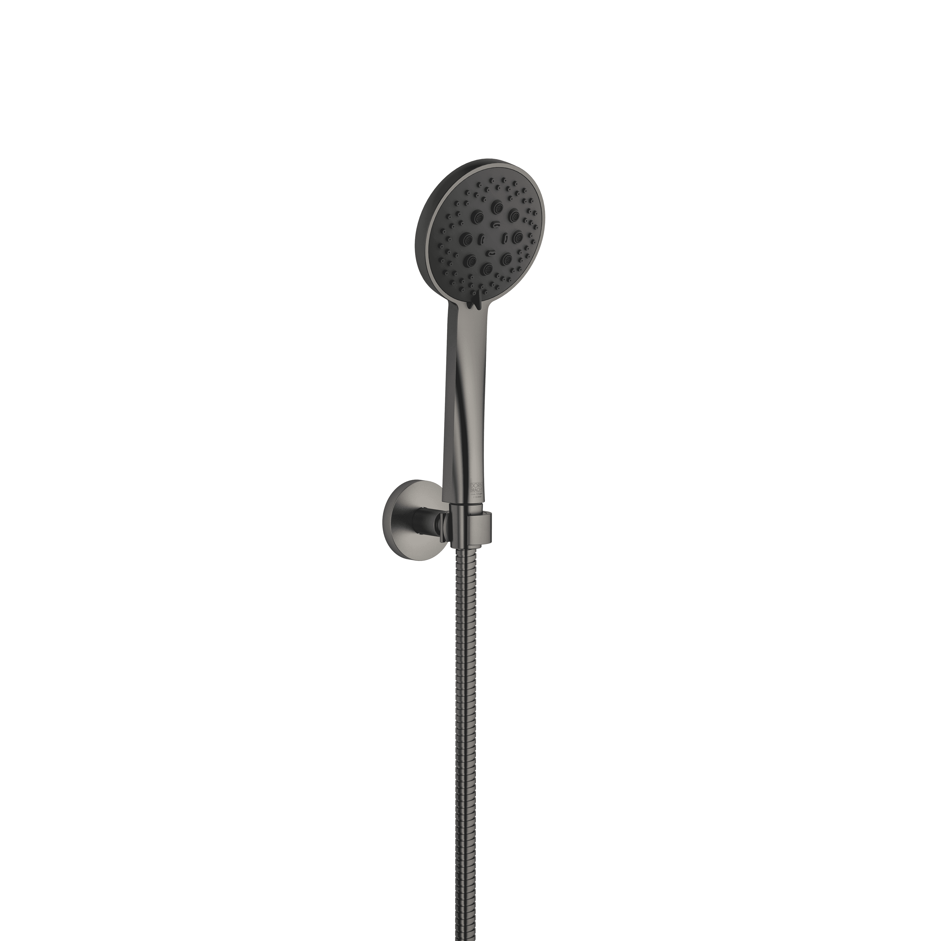 Hand shower set in Brushed Dark Platinum