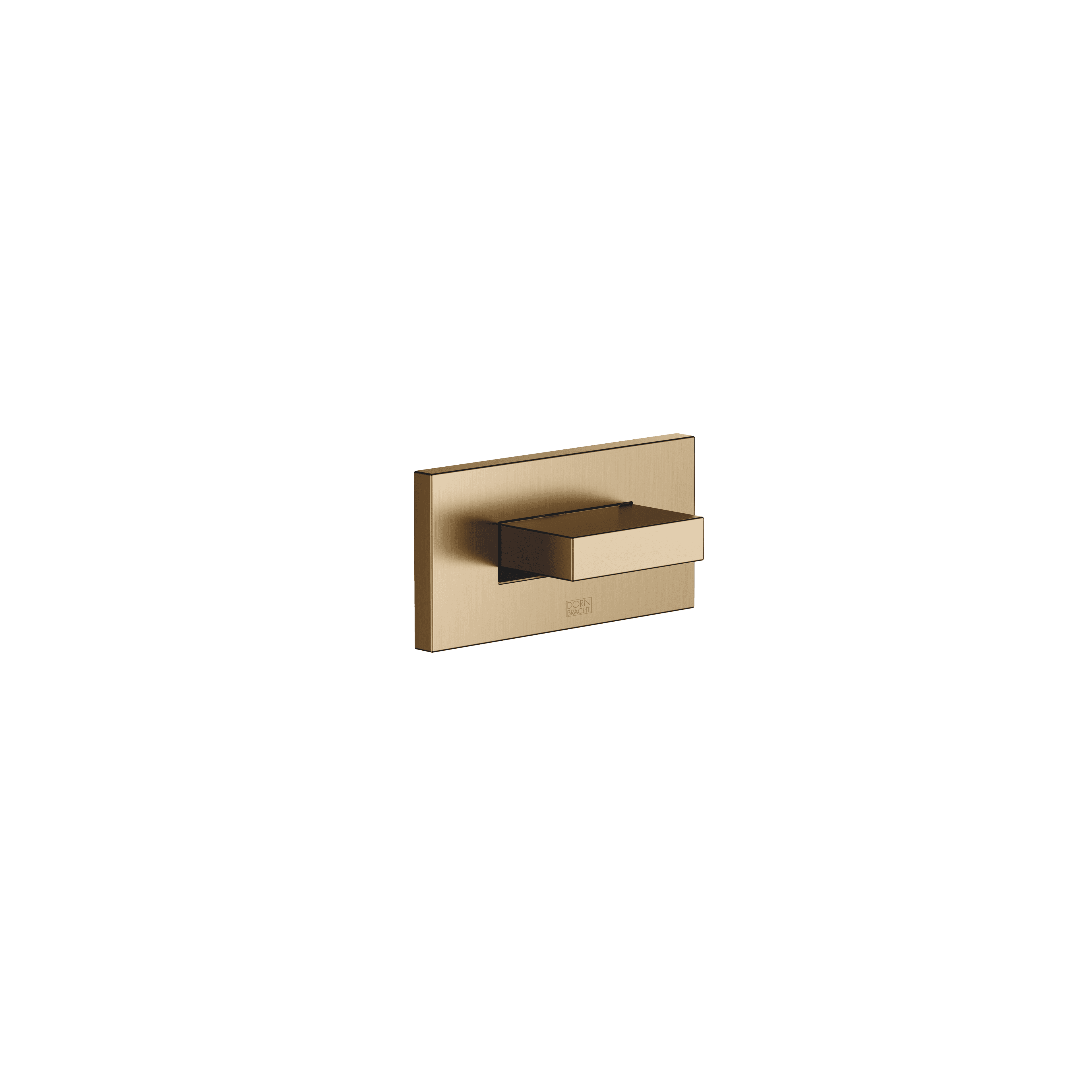 WATER CURVE Concealed body spray in Brushed Dark Brass (PVD)