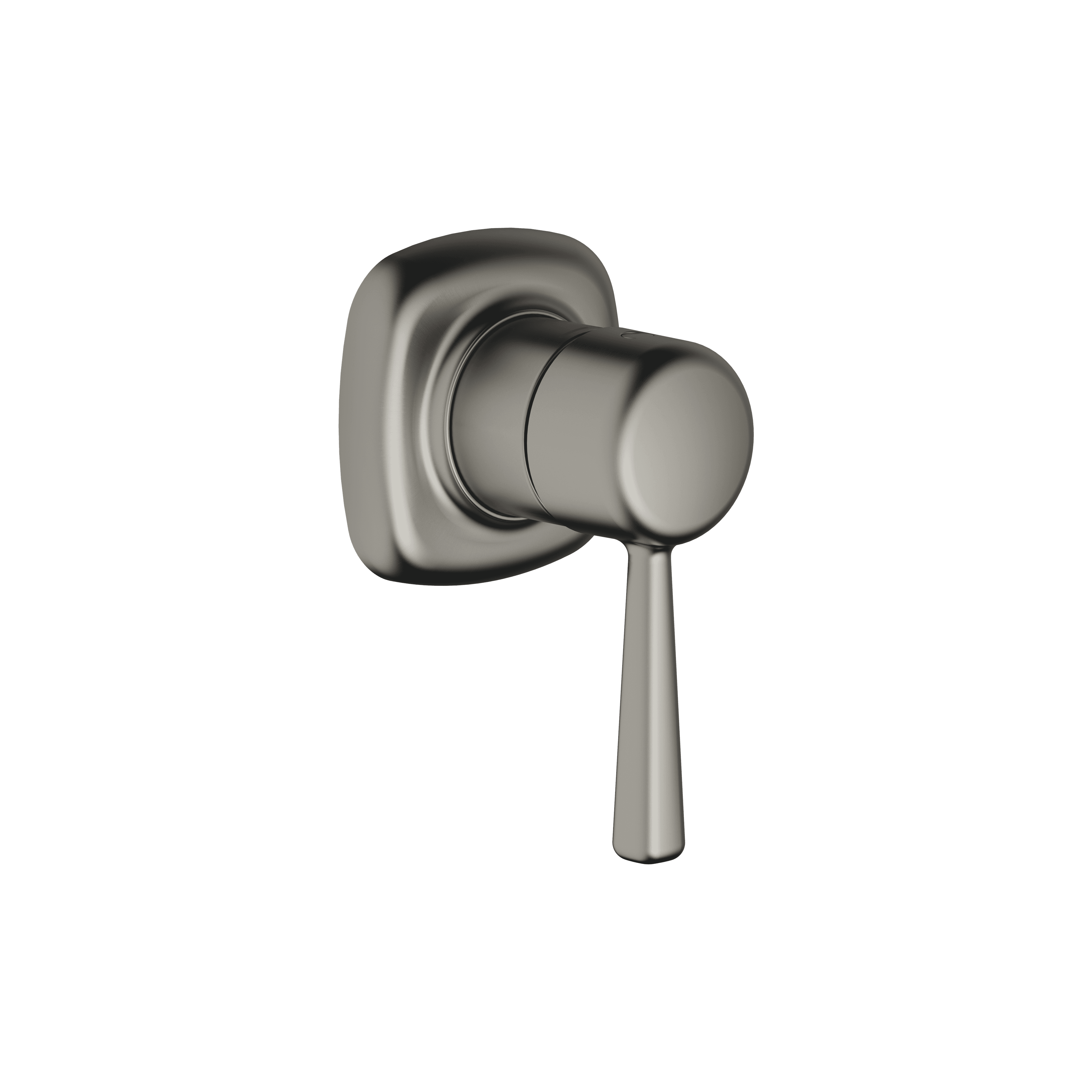 COYA Concealed single-lever mixer with cover plate in Brushed Dark Platinum