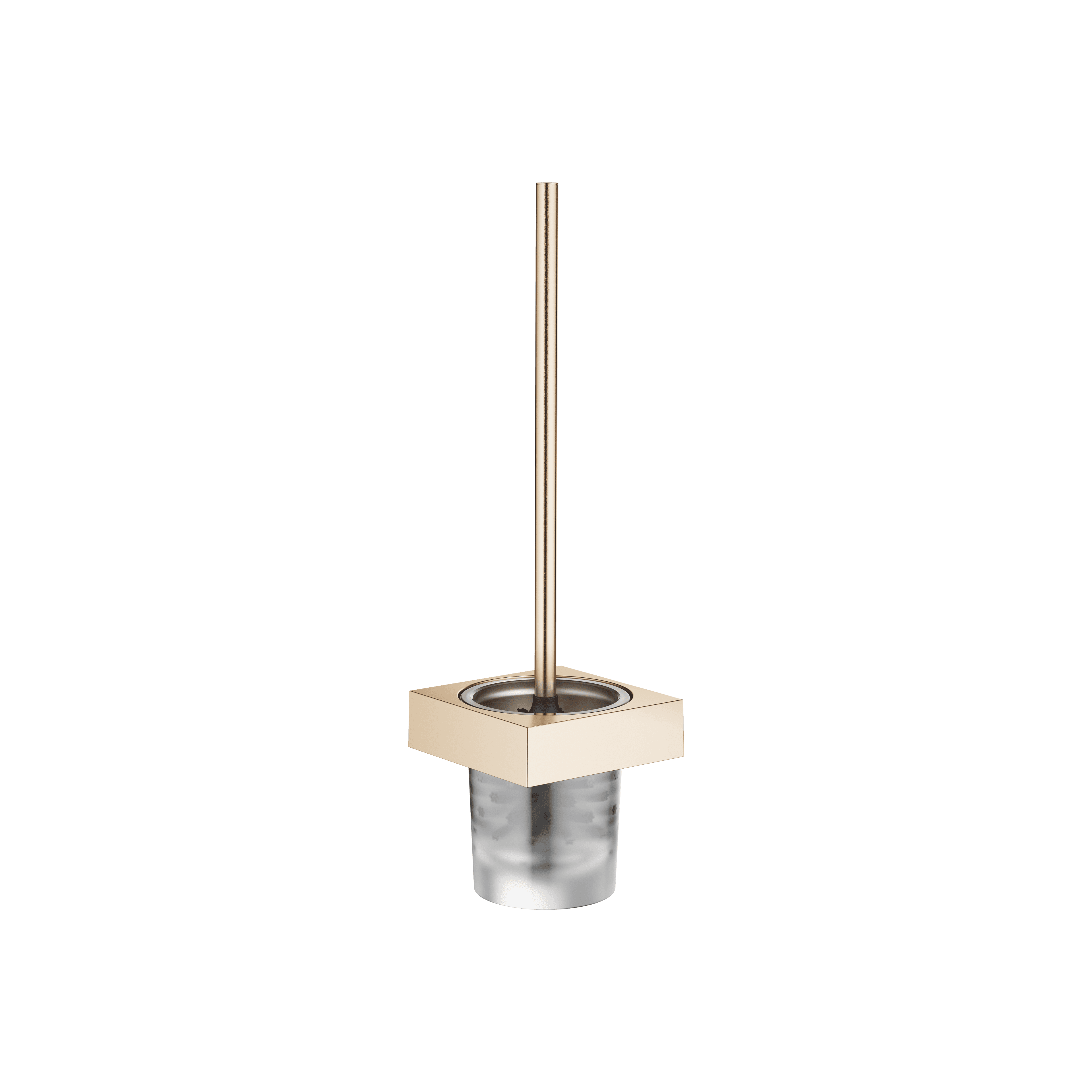 Toilet brush set wall model in Brushed Champagne (22kt Gold)