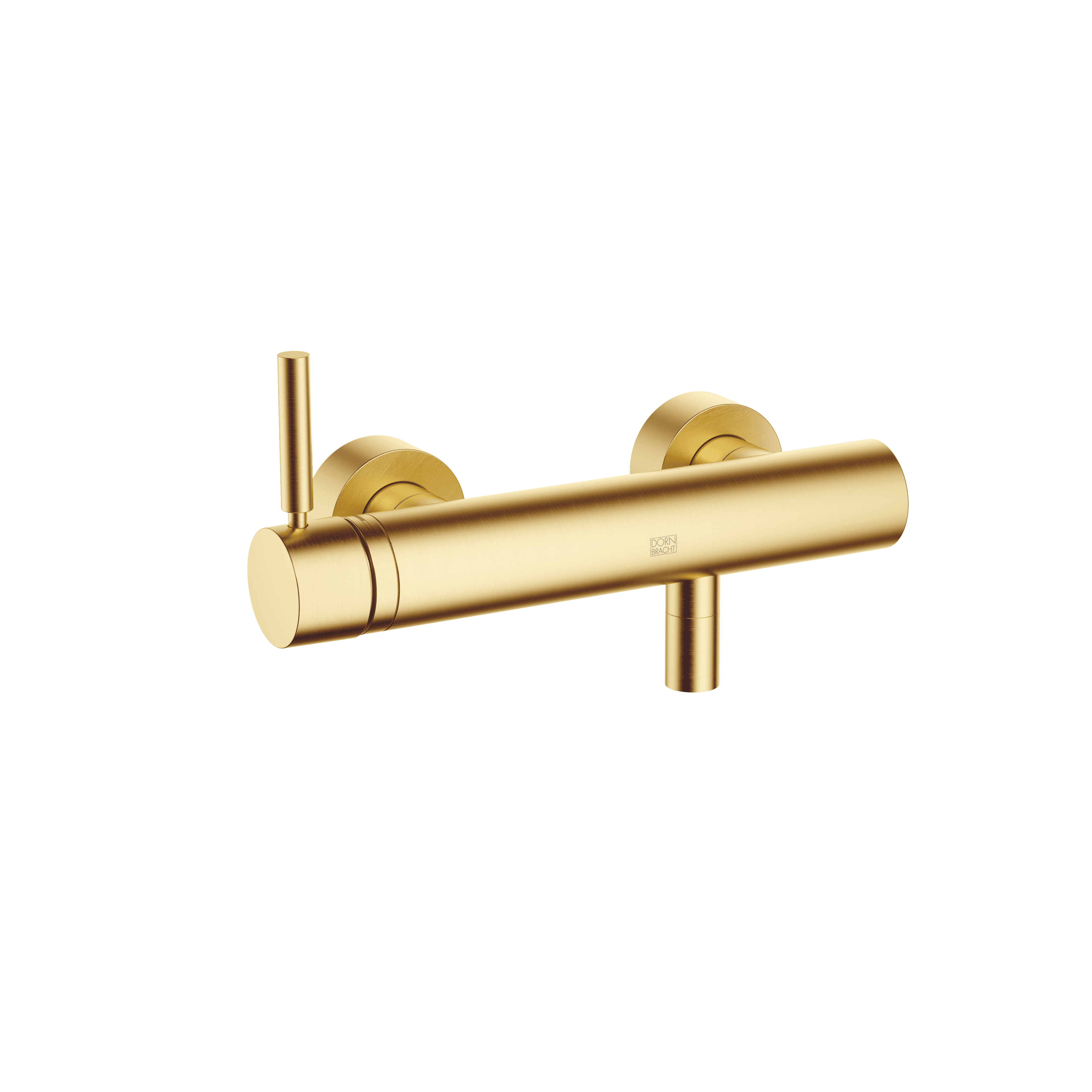 META Single-lever shower mixer for wall mounting in Brushed Gold (PVD)
