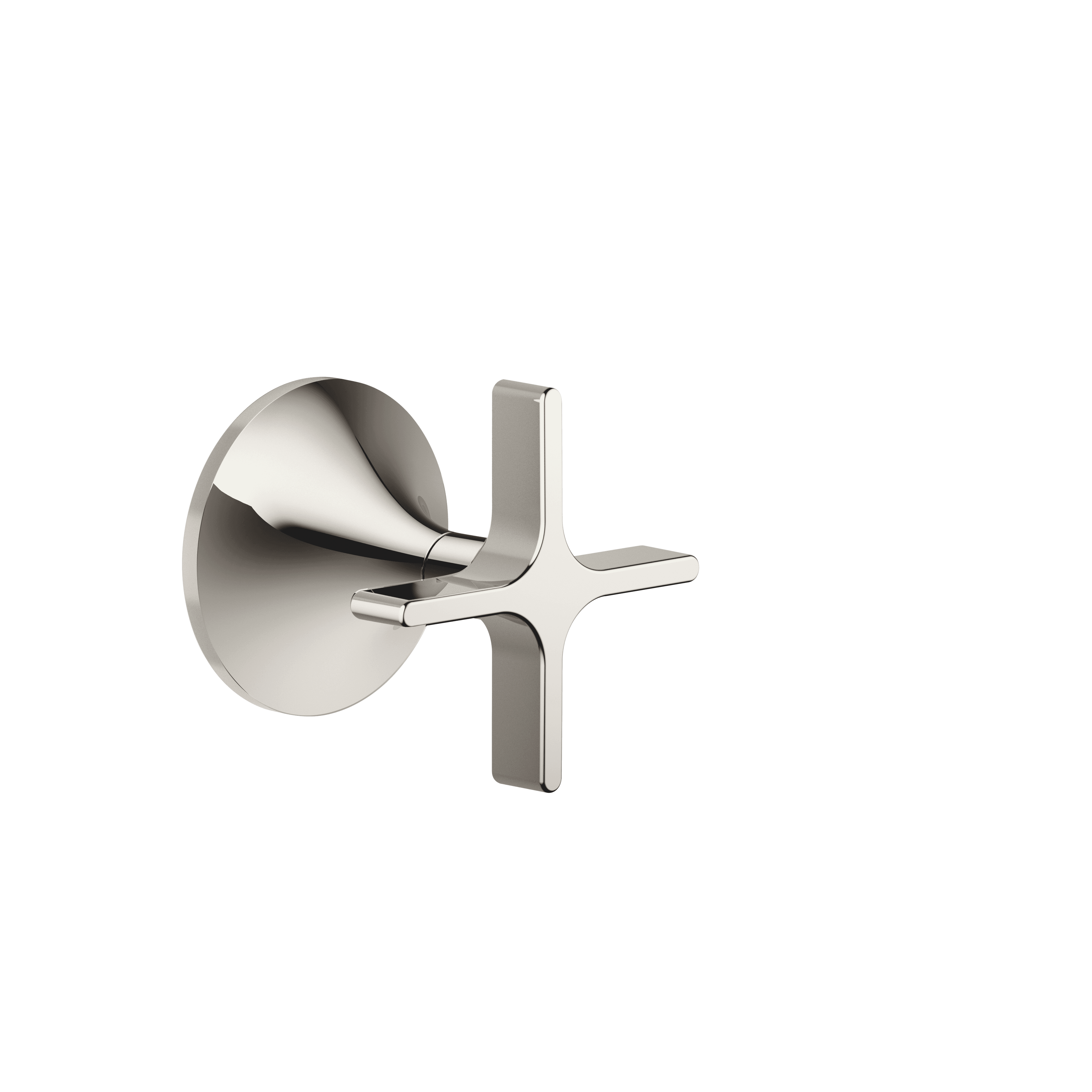 VAIA Wall valve clockwise closing 1/2" in Platinum