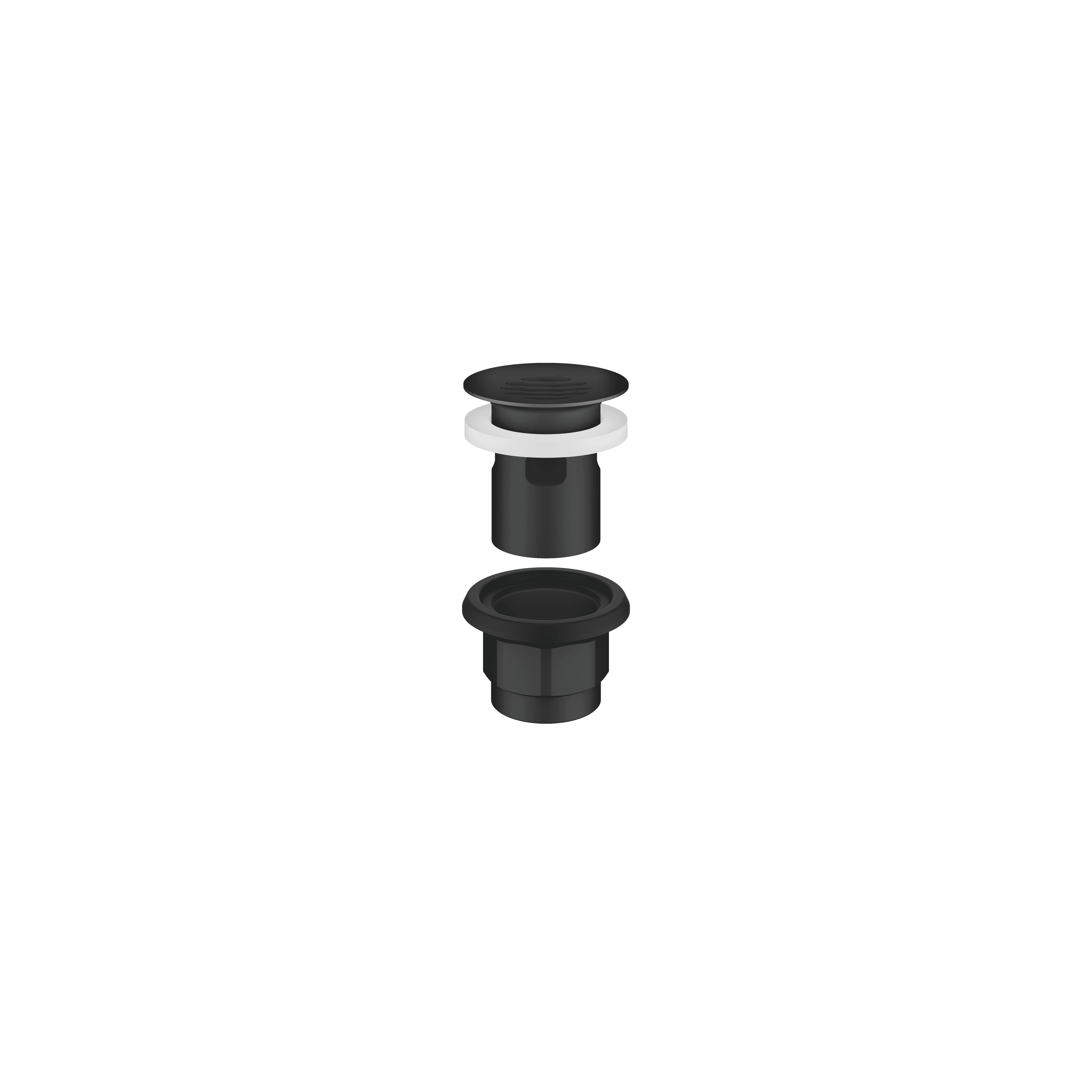 Grated waste 1 1/4" in Matte Black