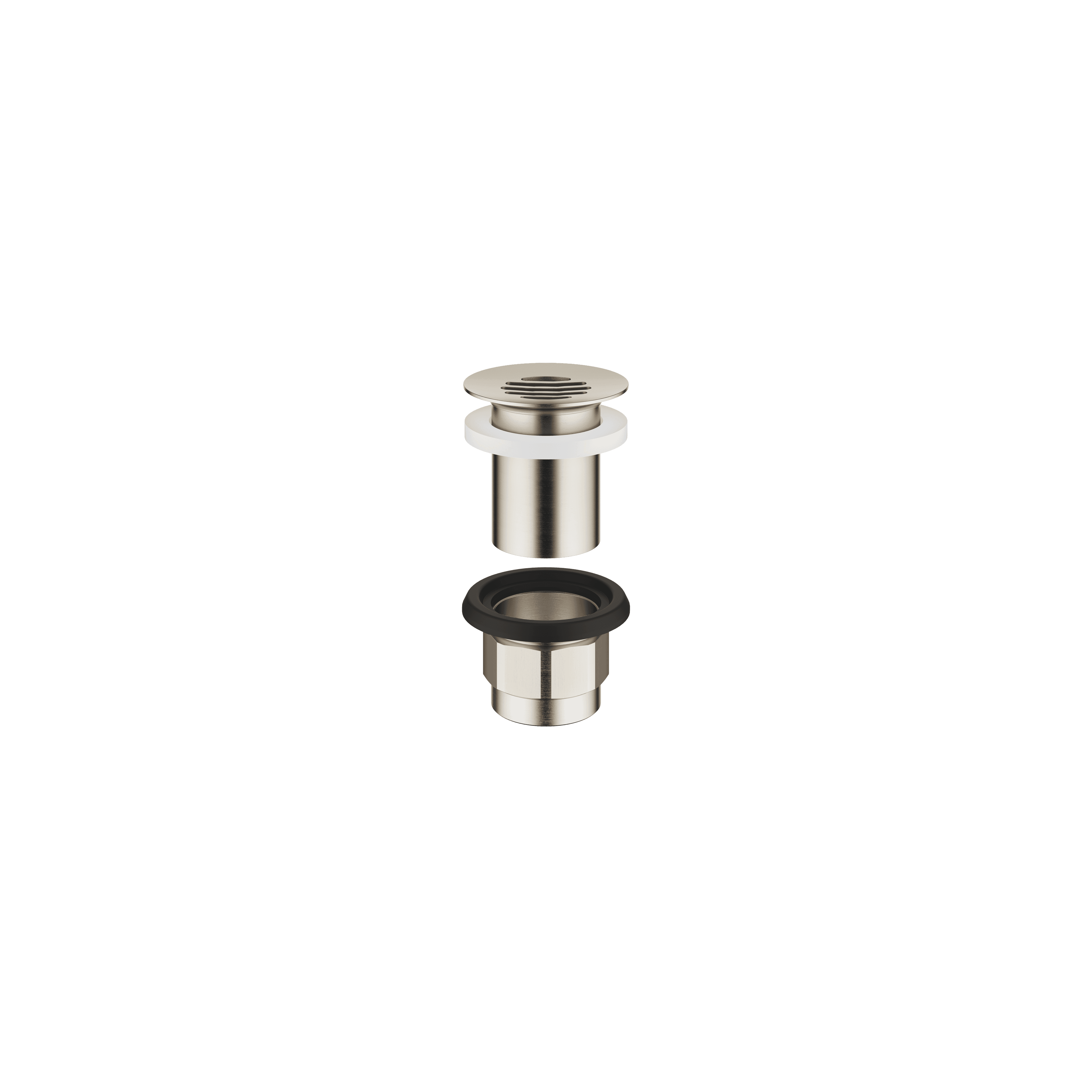 Grated waste 1 1/4" in Brushed Platinum