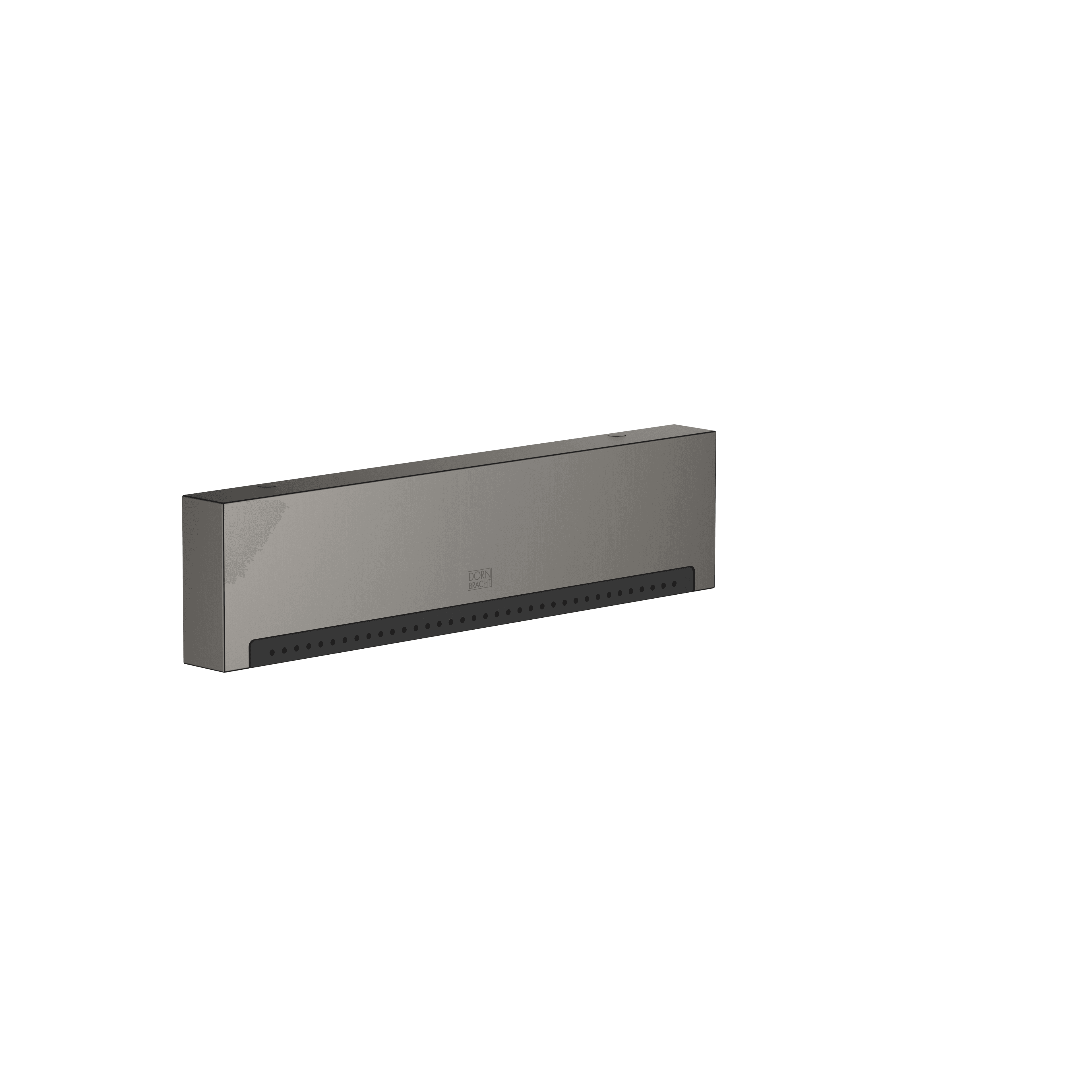 WATER FALL Cascade spout with individual jets for wall mounting in Brushed Dark Platinum