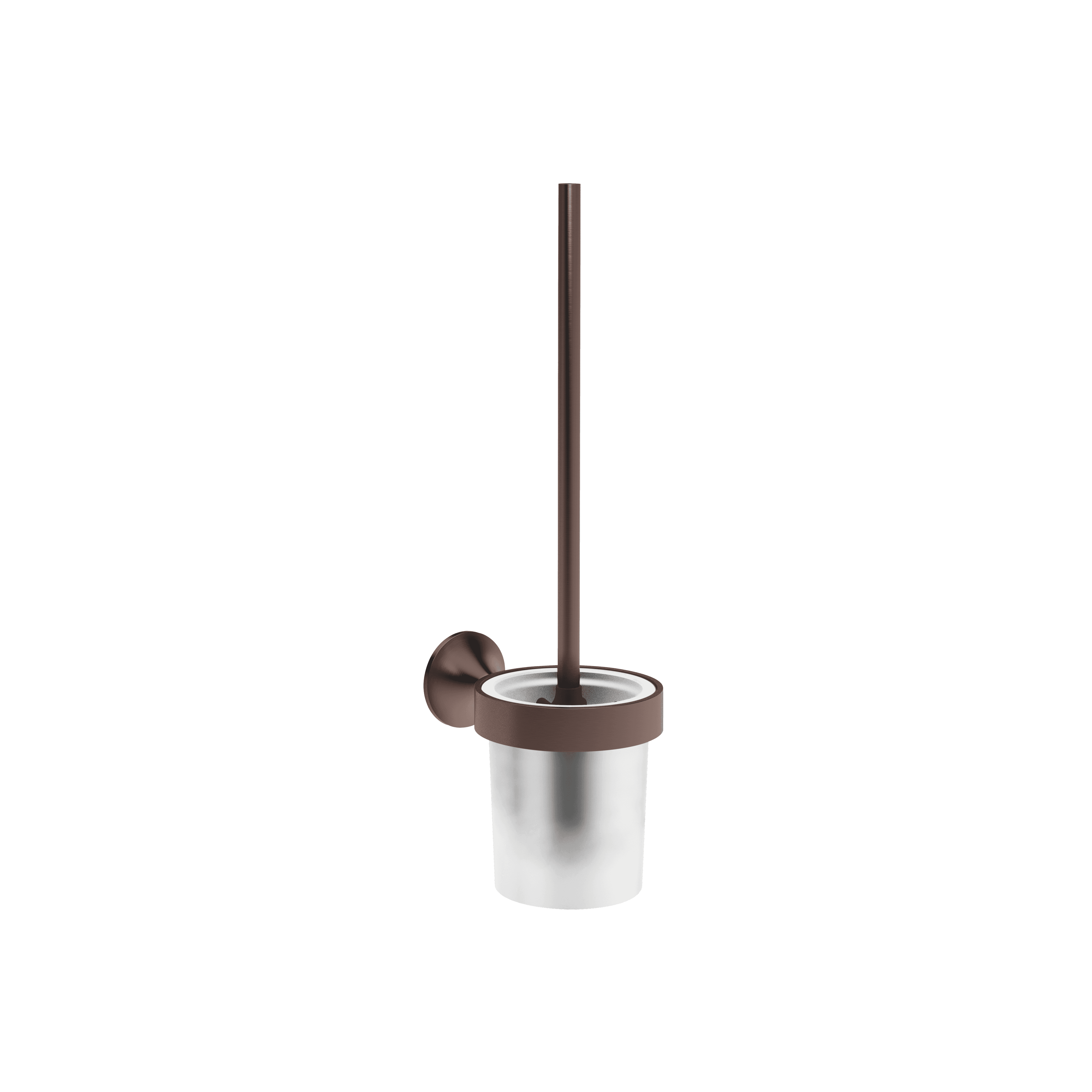 VAIA Toilet brush set wall model in Brushed Dark Bronze (PVD)