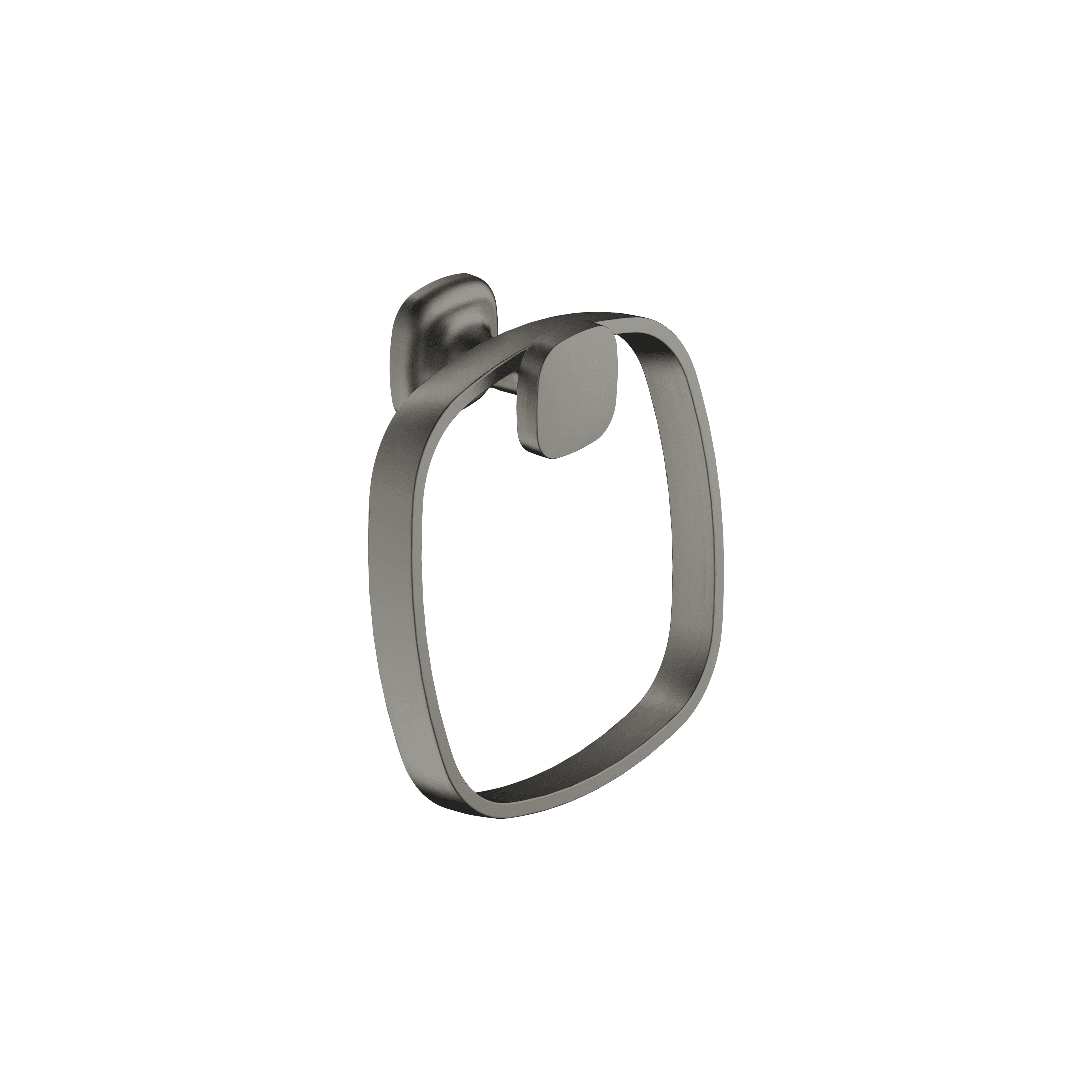 COYA Towel ring in Brushed Dark Platinum