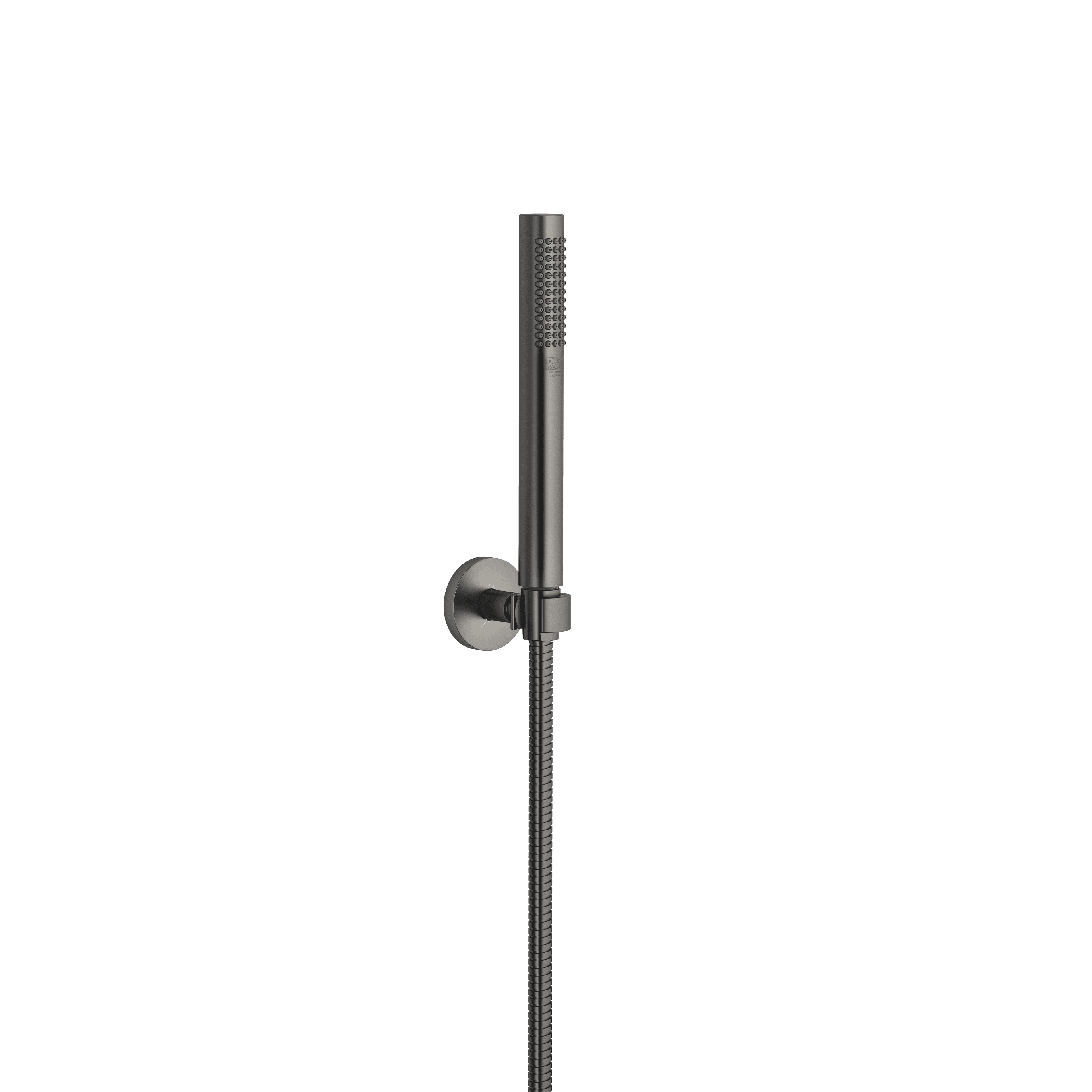 Hand shower set in Brushed Dark Platinum