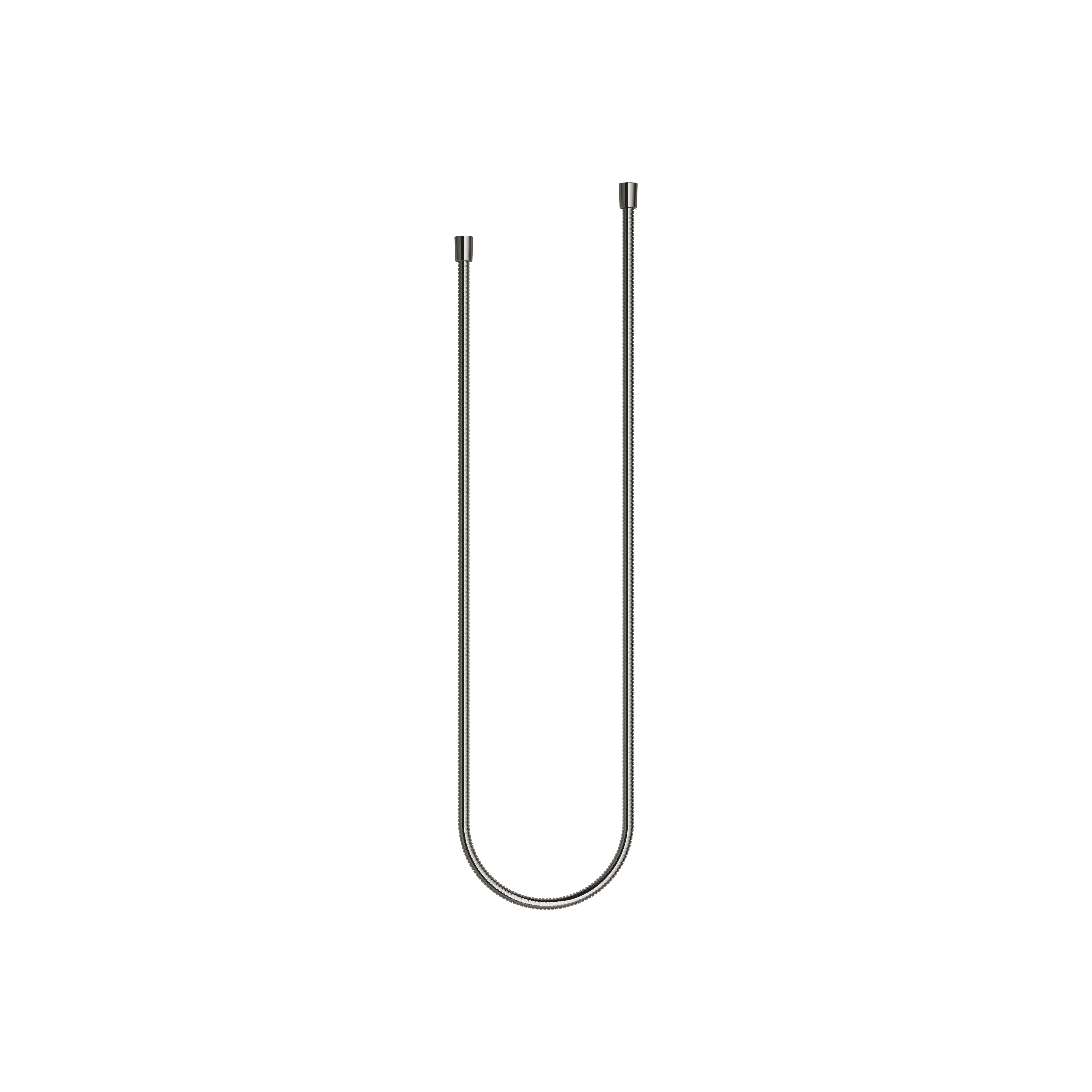 Metal shower hose 1/2" x 1/2" x 1750 mm in Dark Chrome