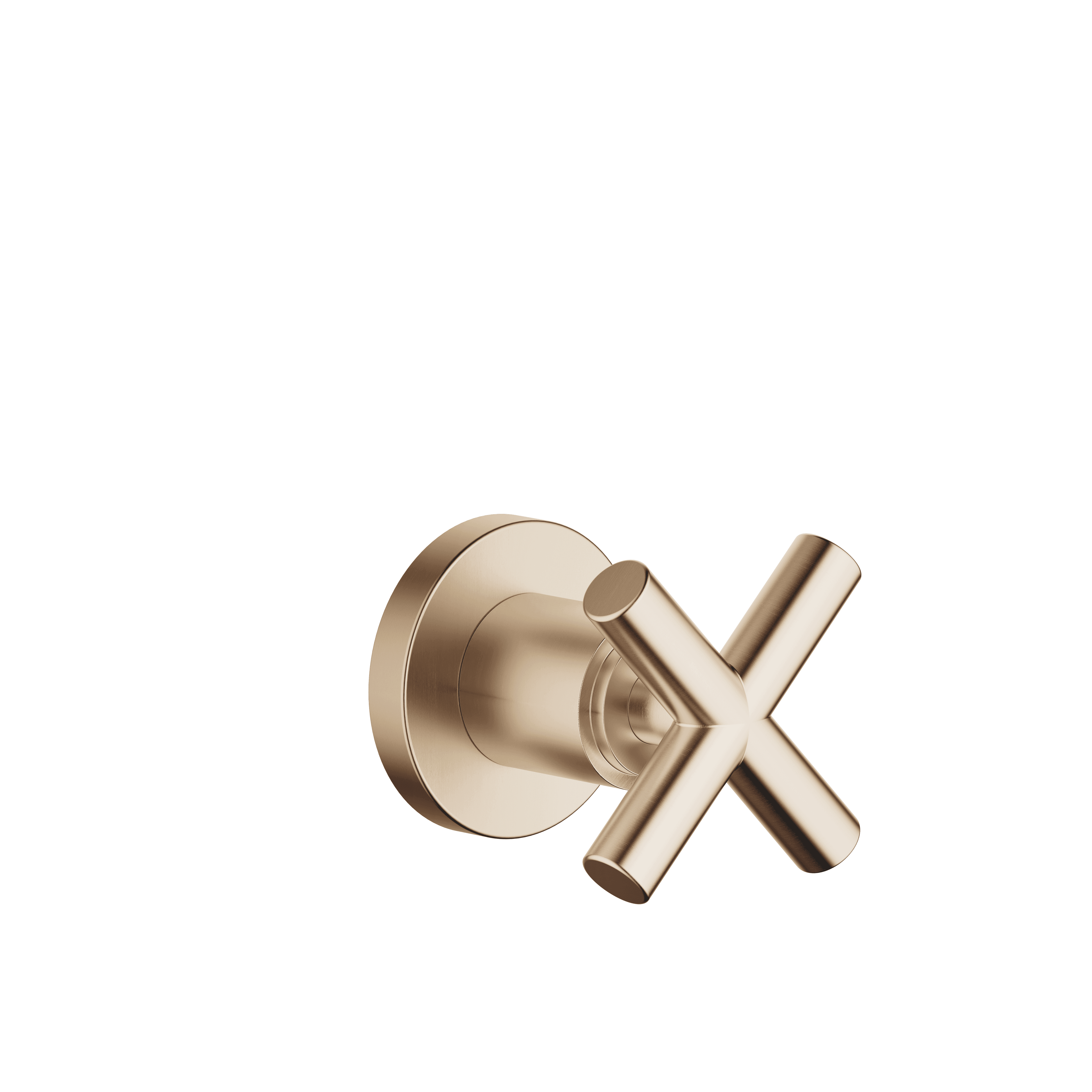 TARA Wall valve clockwise closing 3/4" in Brushed Champagne (22kt Gold)