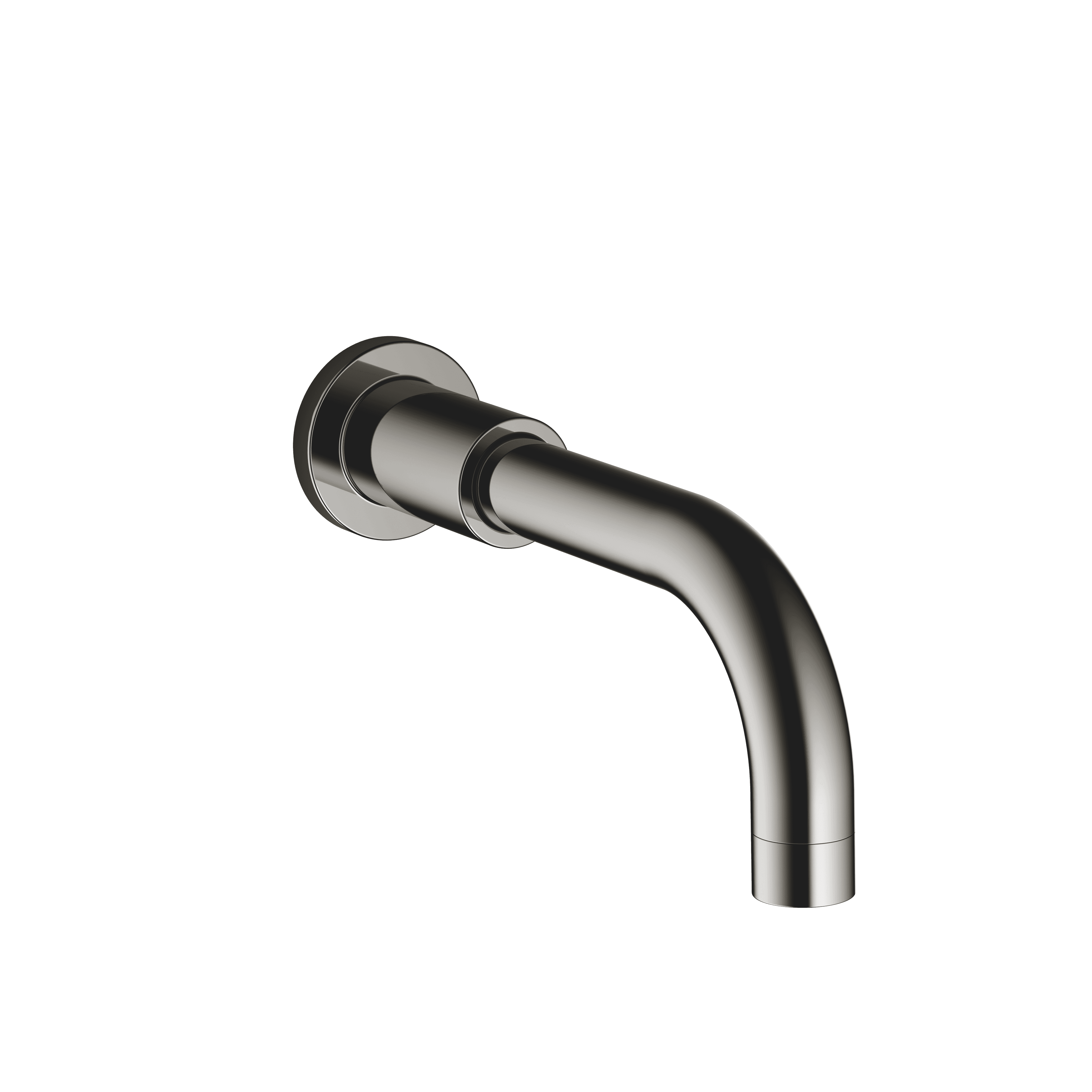 TARA Bath spout for wall mounting in Dark Chrome