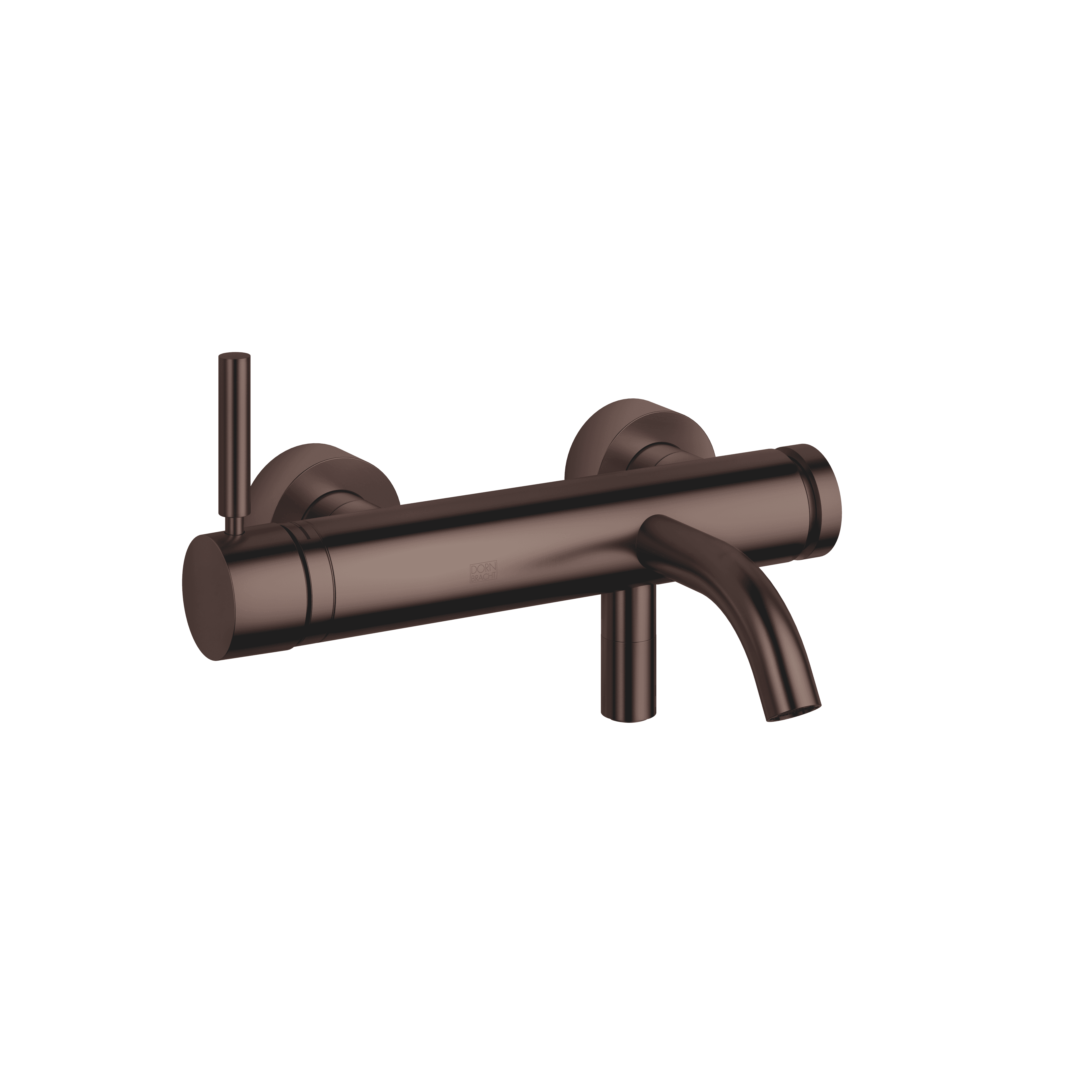 META Single-lever bath mixer for wall mounting without shower set in Brushed Dark Bronze (PVD)
