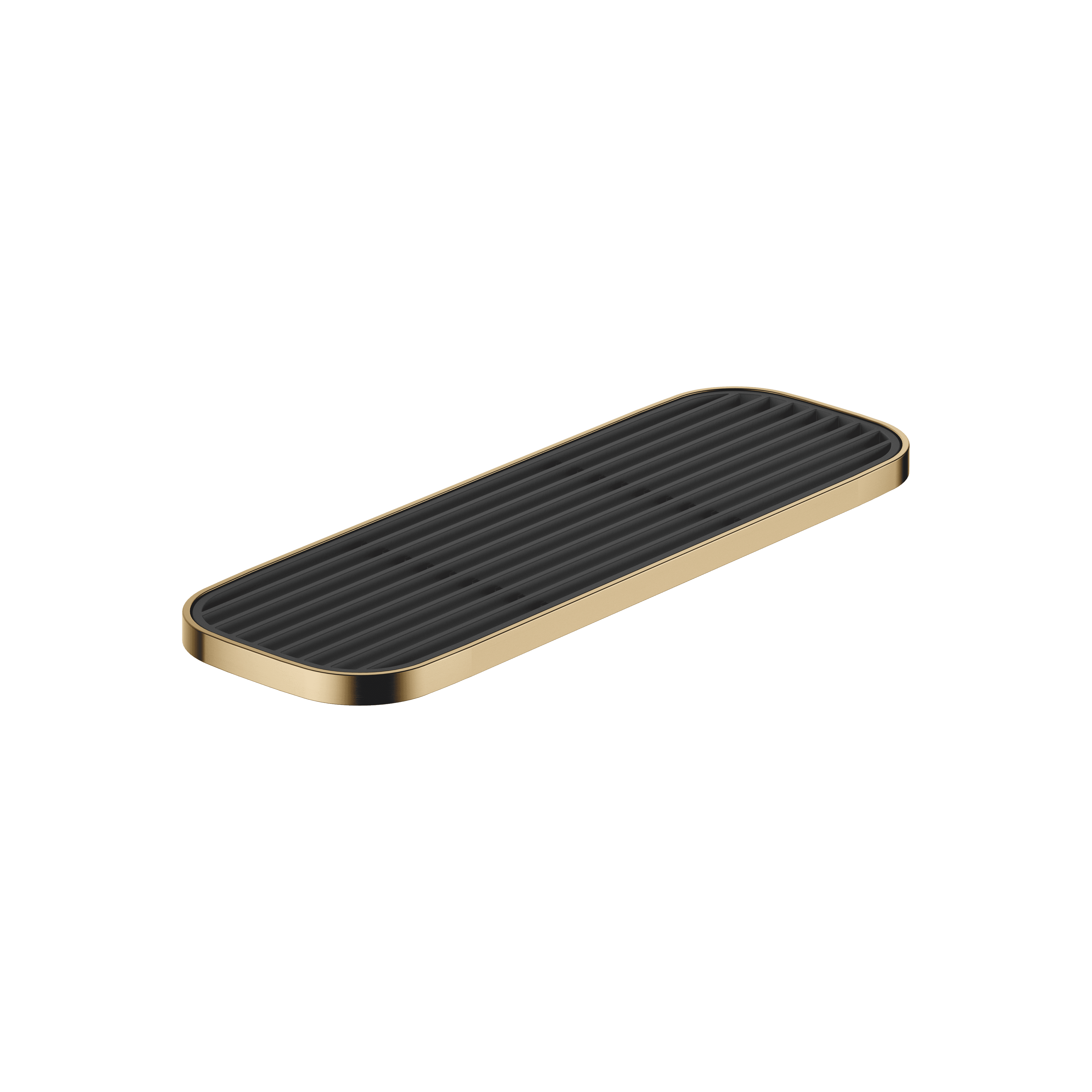 Shelf wall model in Brushed Dark Brass (PVD)