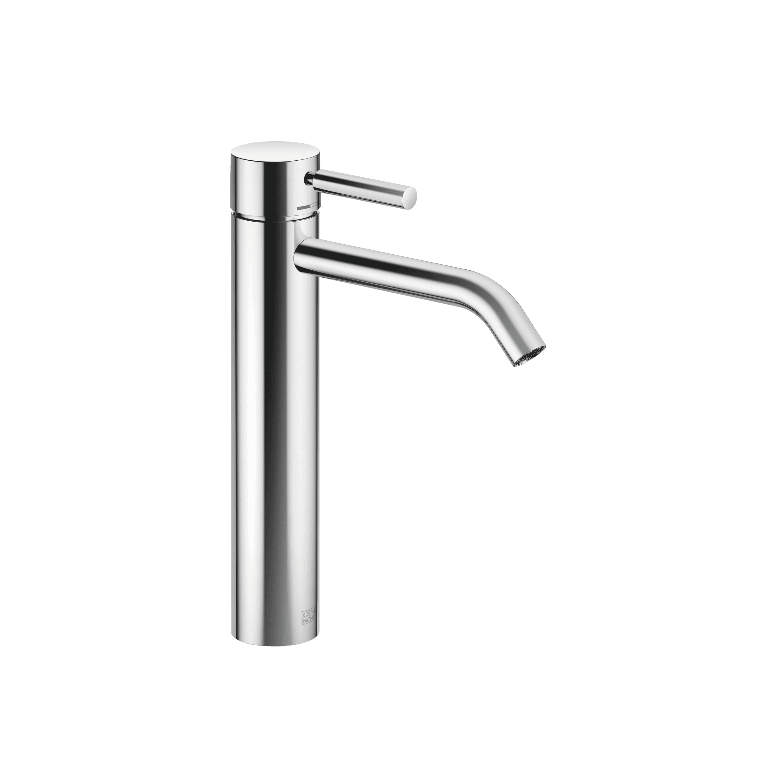 Dornbracht META Single-lever basin mixer with raised base without pop-up waste