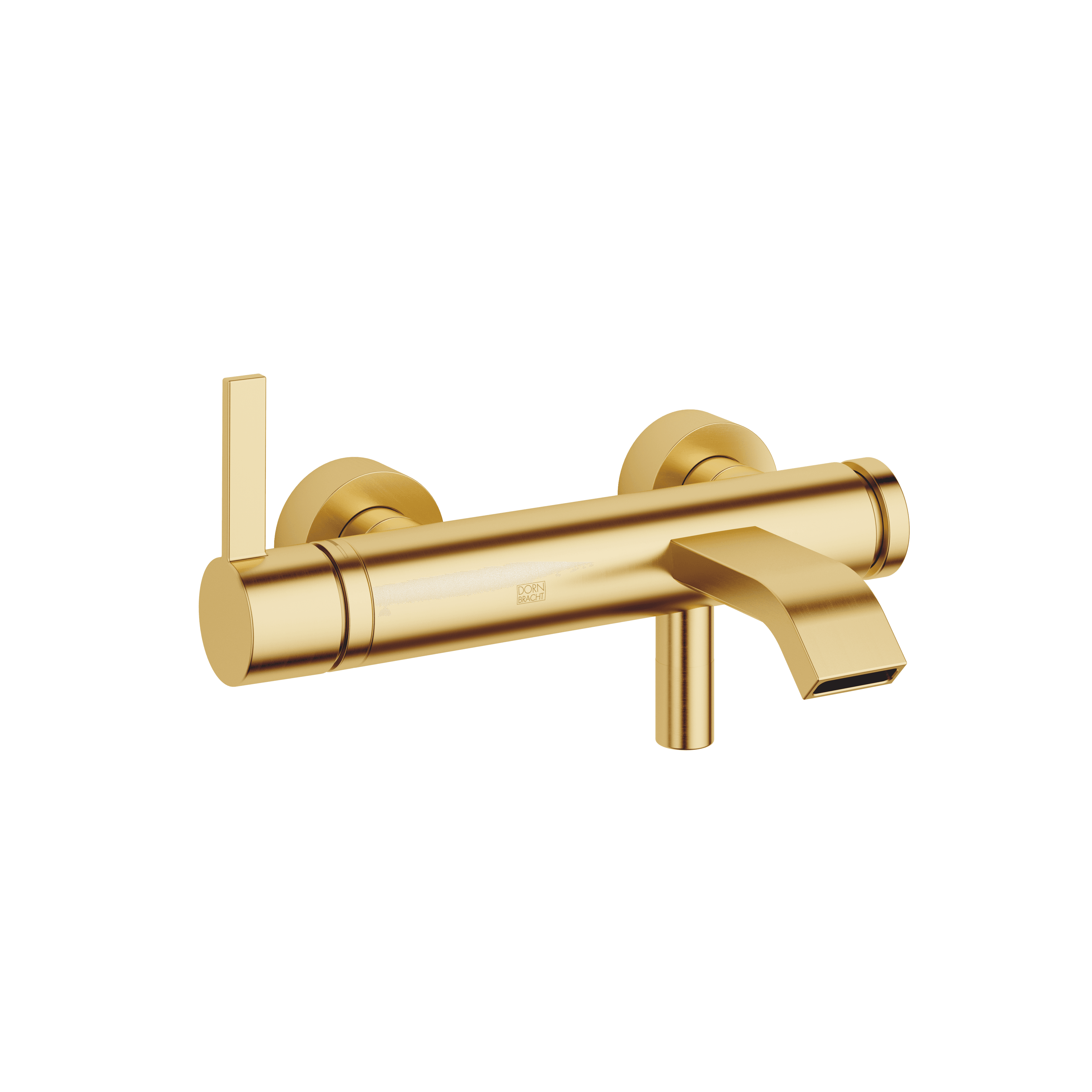 IMO Single-lever bath mixer for wall mounting without shower set in Brushed Gold (PVD)