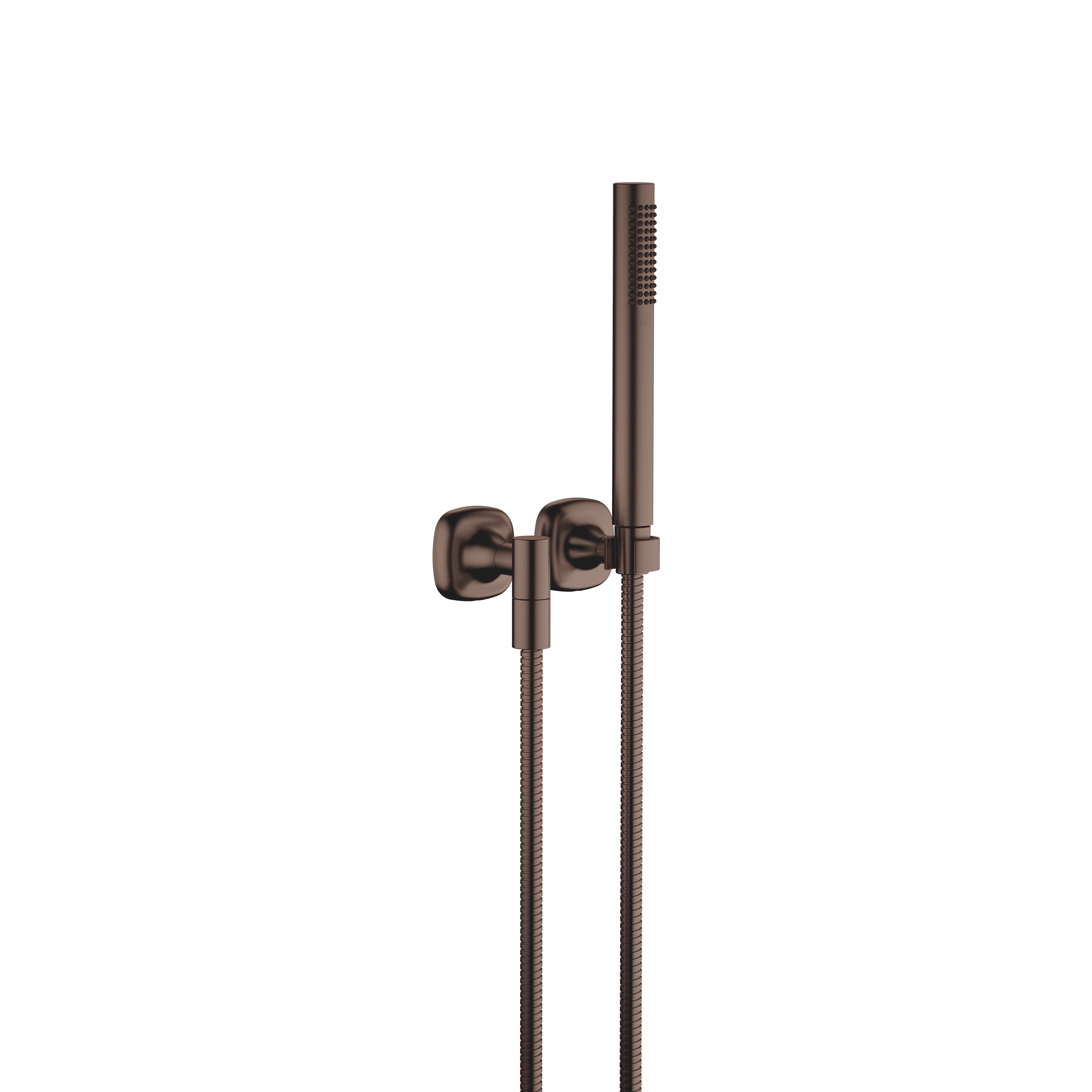 COYA Hand shower set with individual rosettes in Brushed Dark Bronze (PVD)
