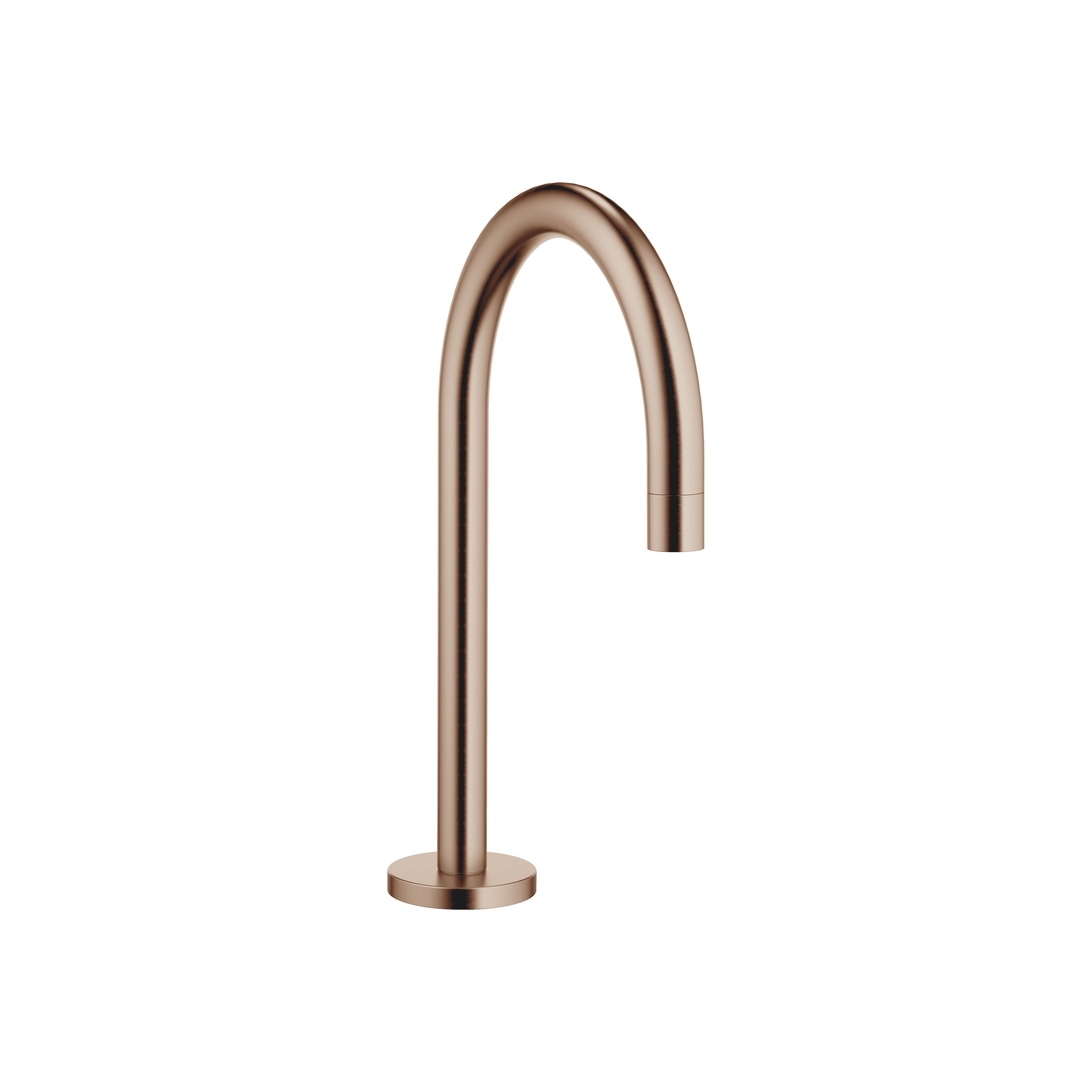 Deck-mounted basin spout without pop-up waste in Brushed Bronze (PVD)
