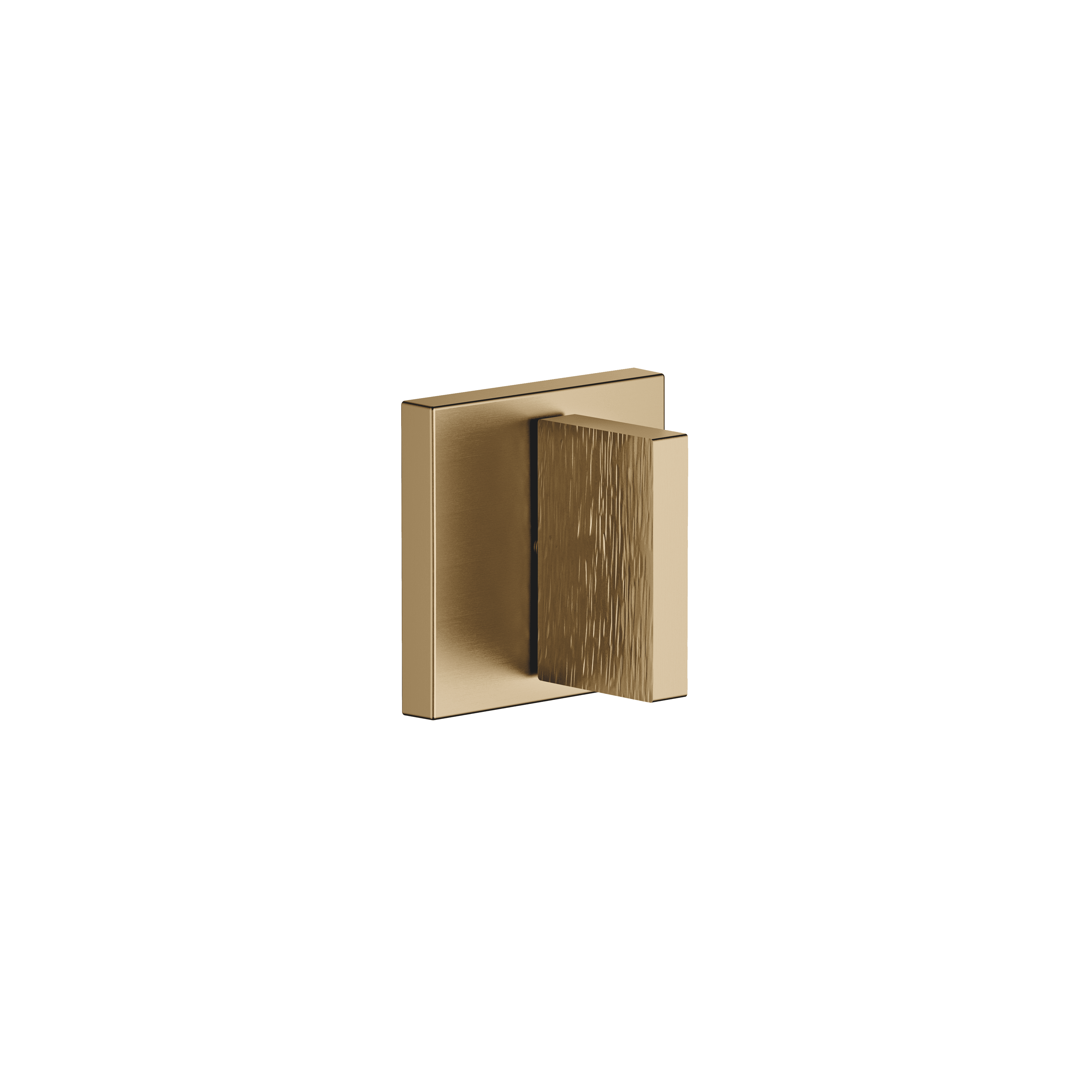 MEM Wall valve clockwise closing 1/2" in Brushed Dark Brass (PVD)