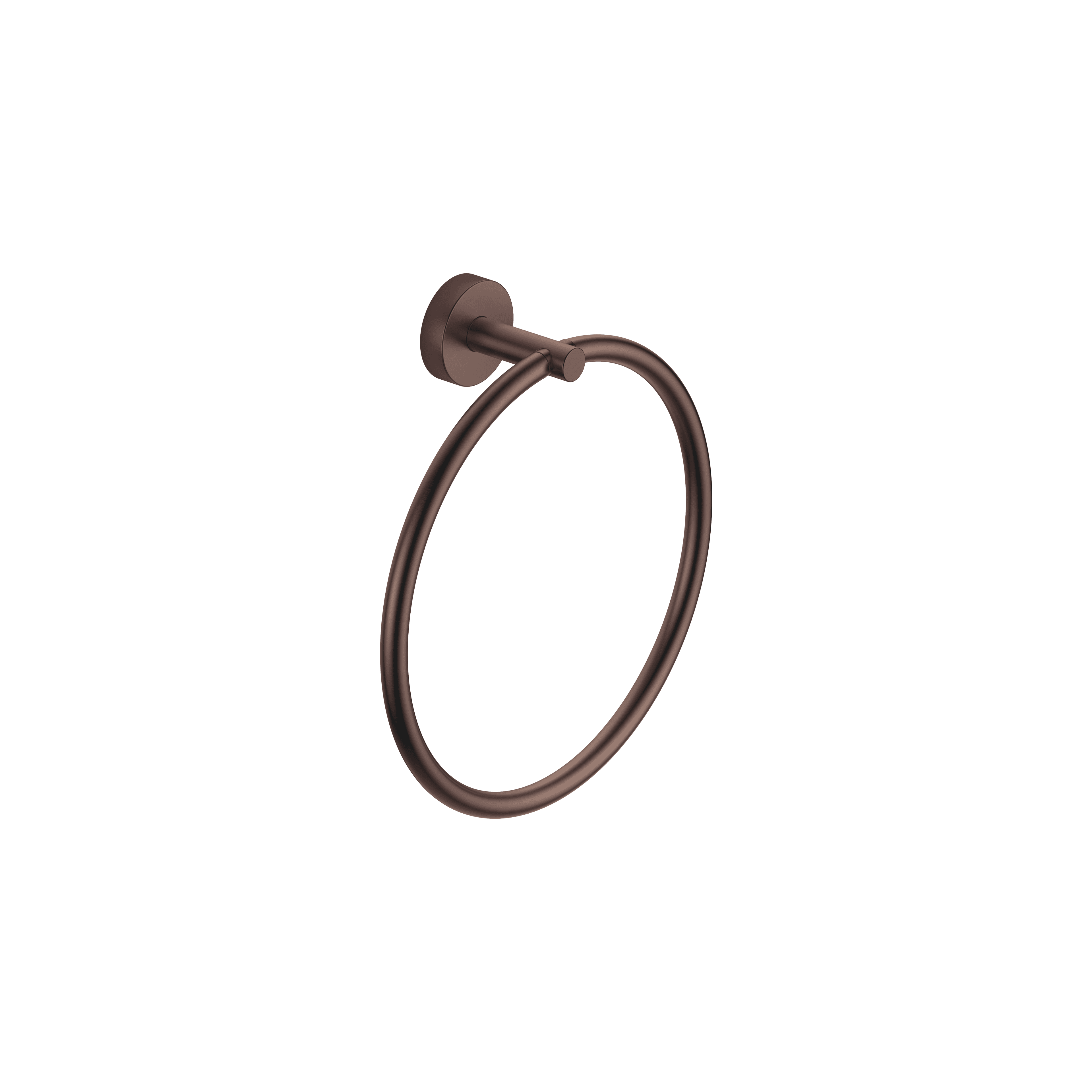 Towel ring round in Brushed Dark Bronze (PVD)