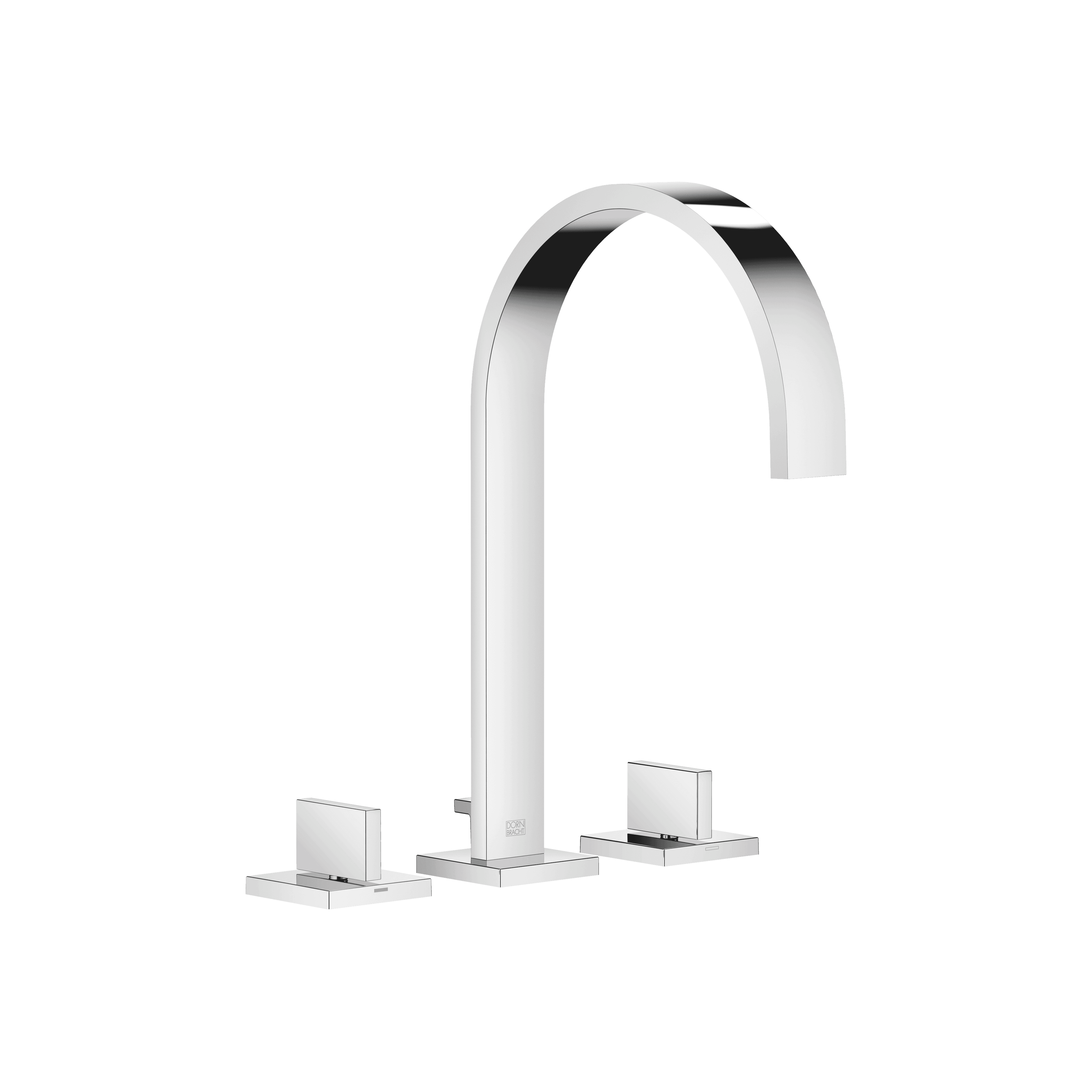 MEM Three-hole basin mixer with pop-up waste in Chrome