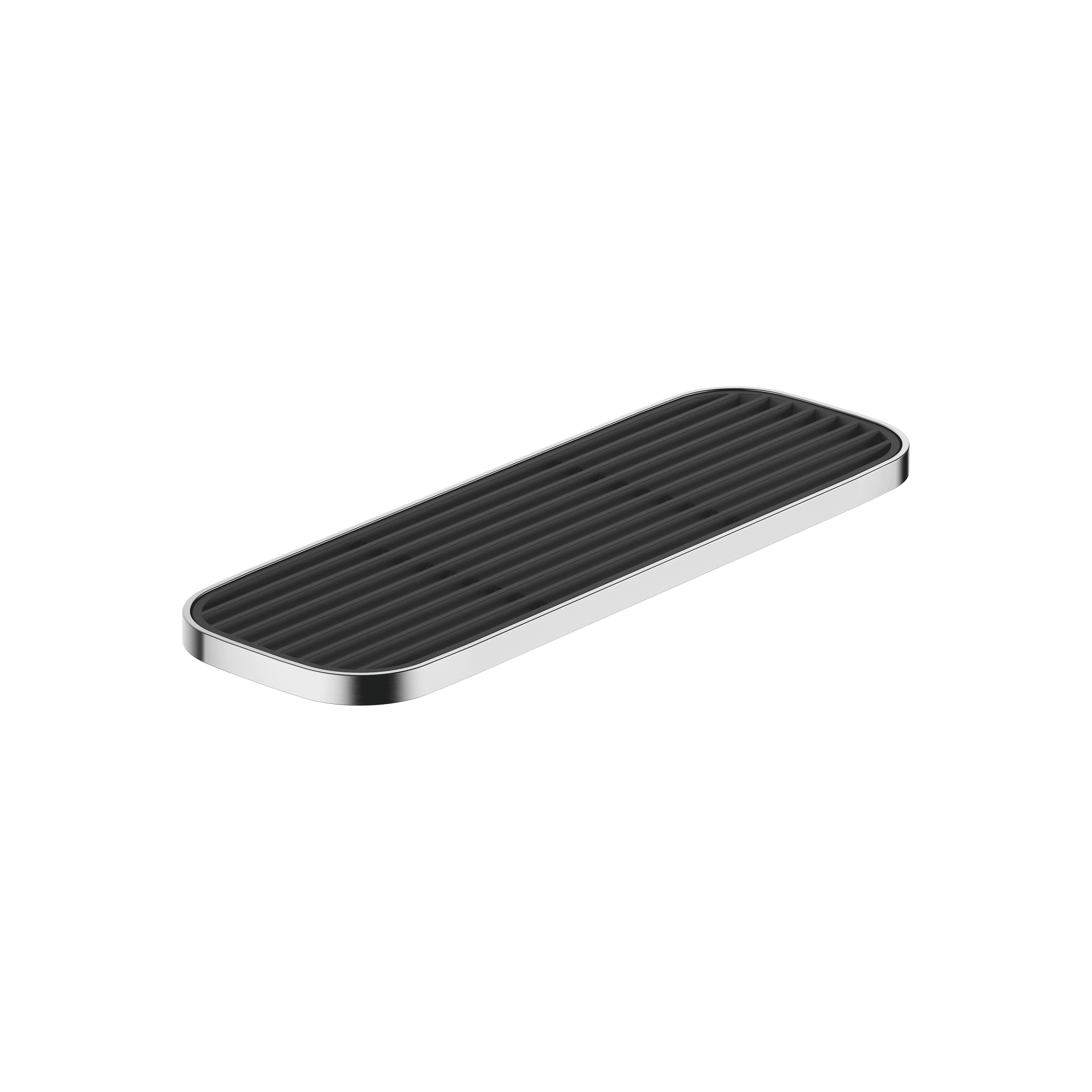 Shelf wall model in Brushed Chrome