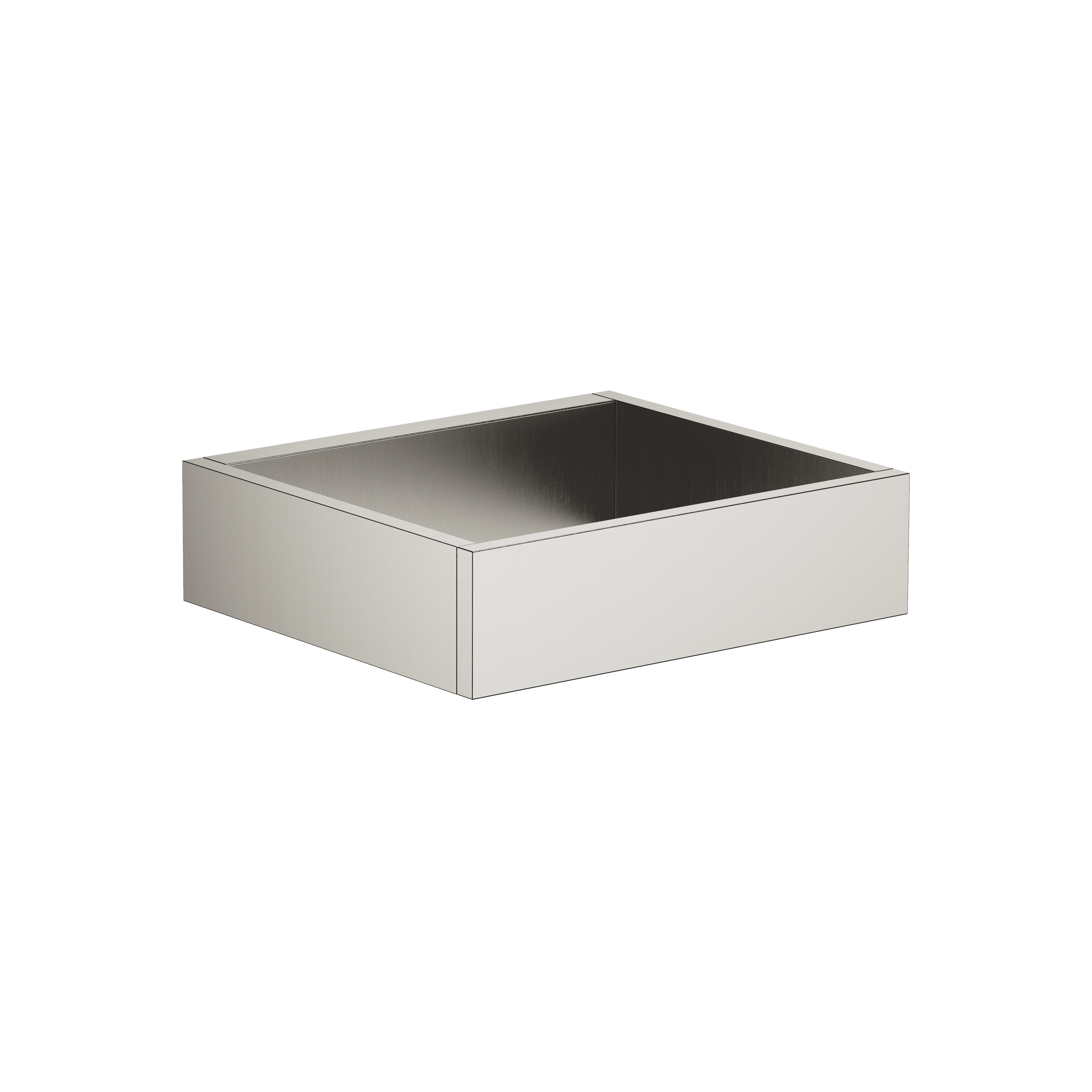 Reserve tissue holder in Brushed Platinum