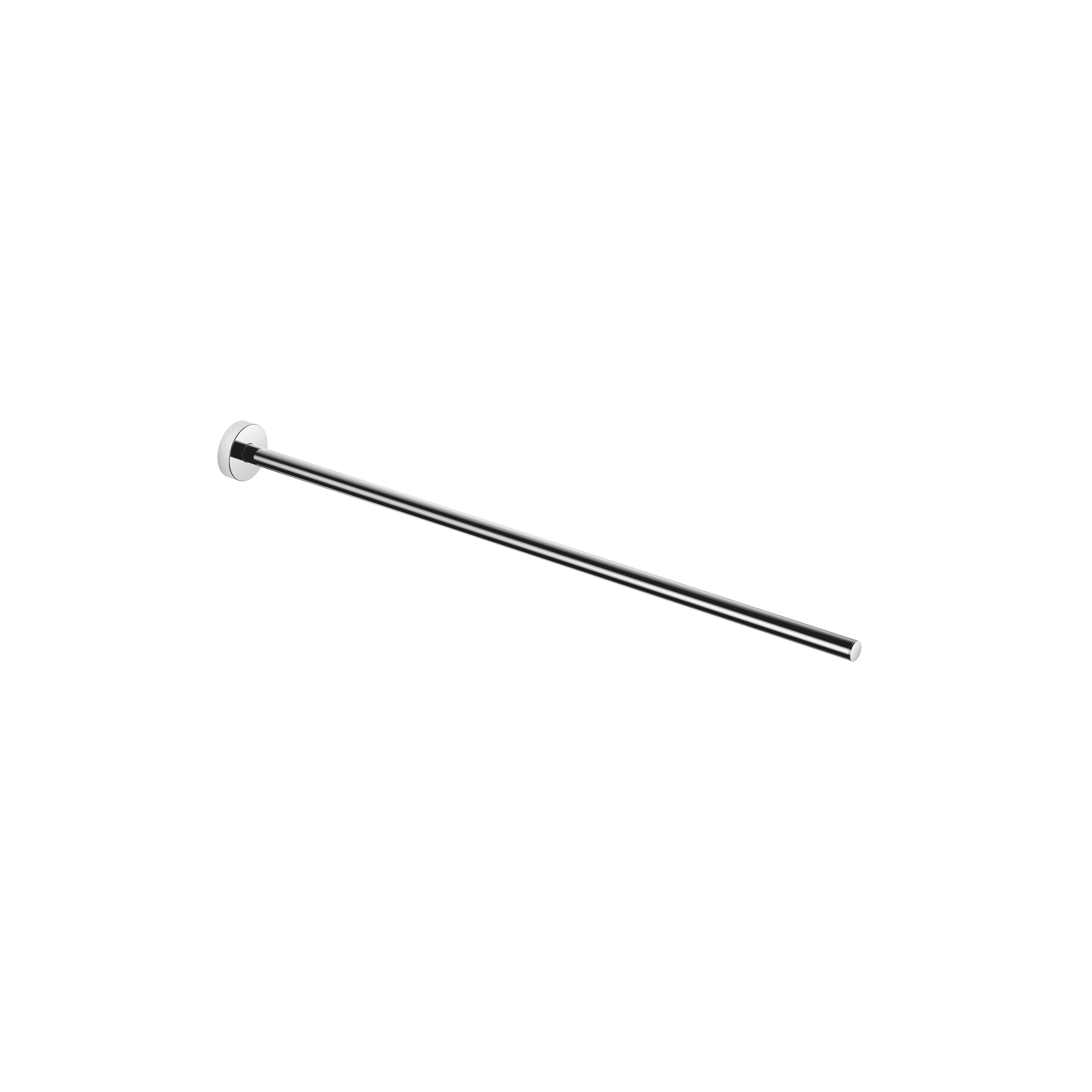 Towel bar 1-piece non-swivel in Chrome