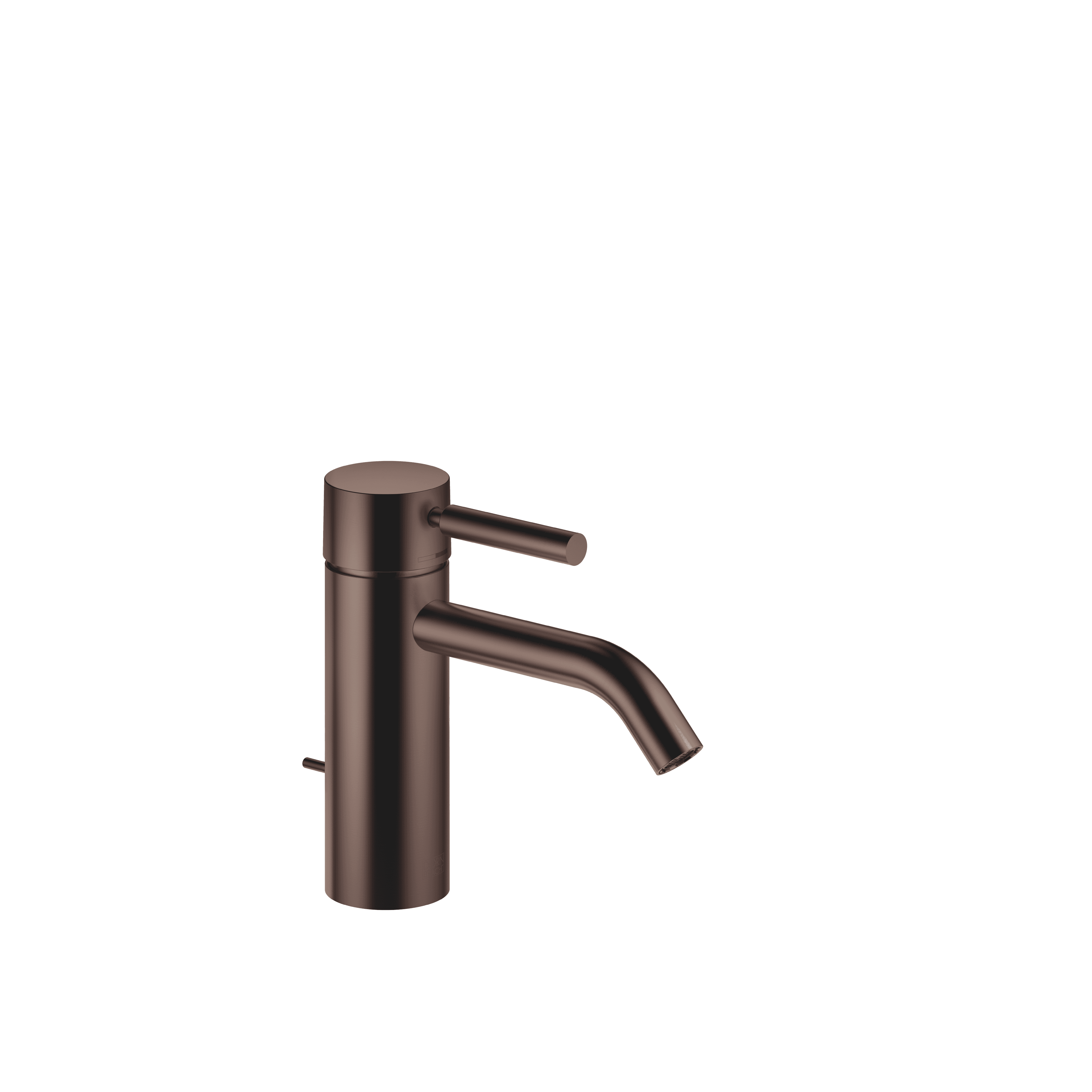 META Single-lever basin mixer with pop-up waste in Brushed Dark Bronze (PVD)
