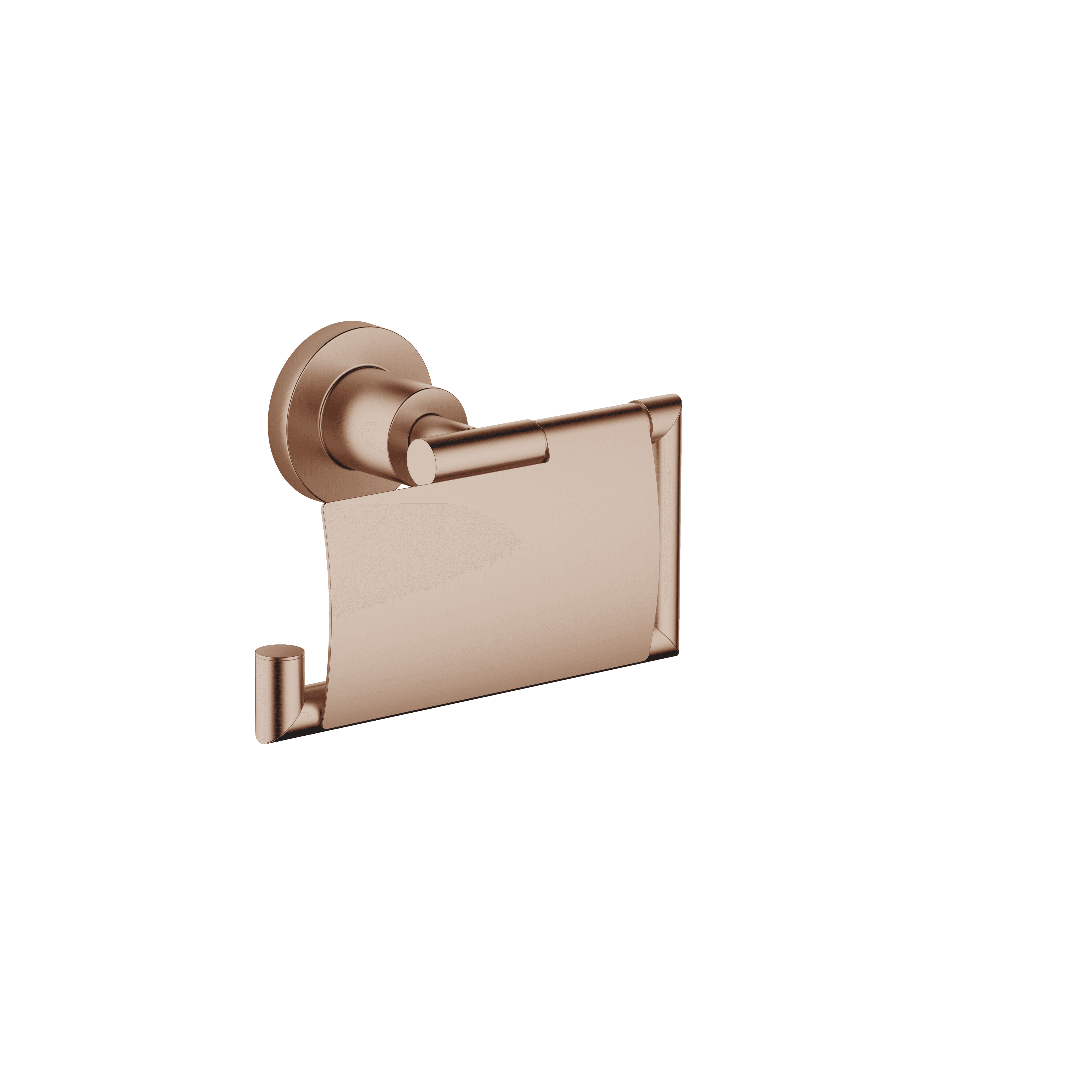 TARA Tissue holder with cover in Brushed Bronze (PVD)