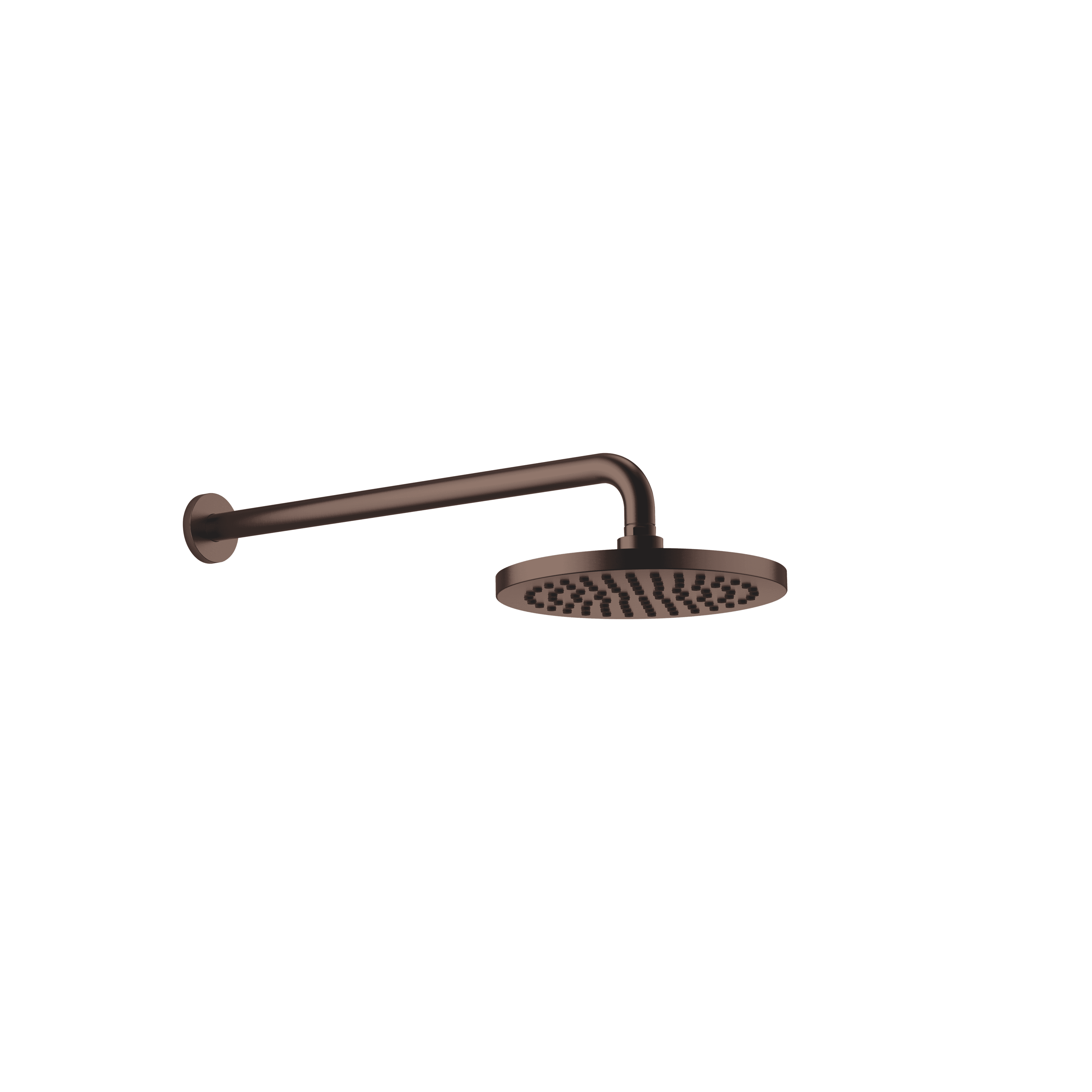 SERIES SPECIFIC Rain shower with wall fixing FlowReduce 220 mm in Brushed Dark Bronze (PVD)