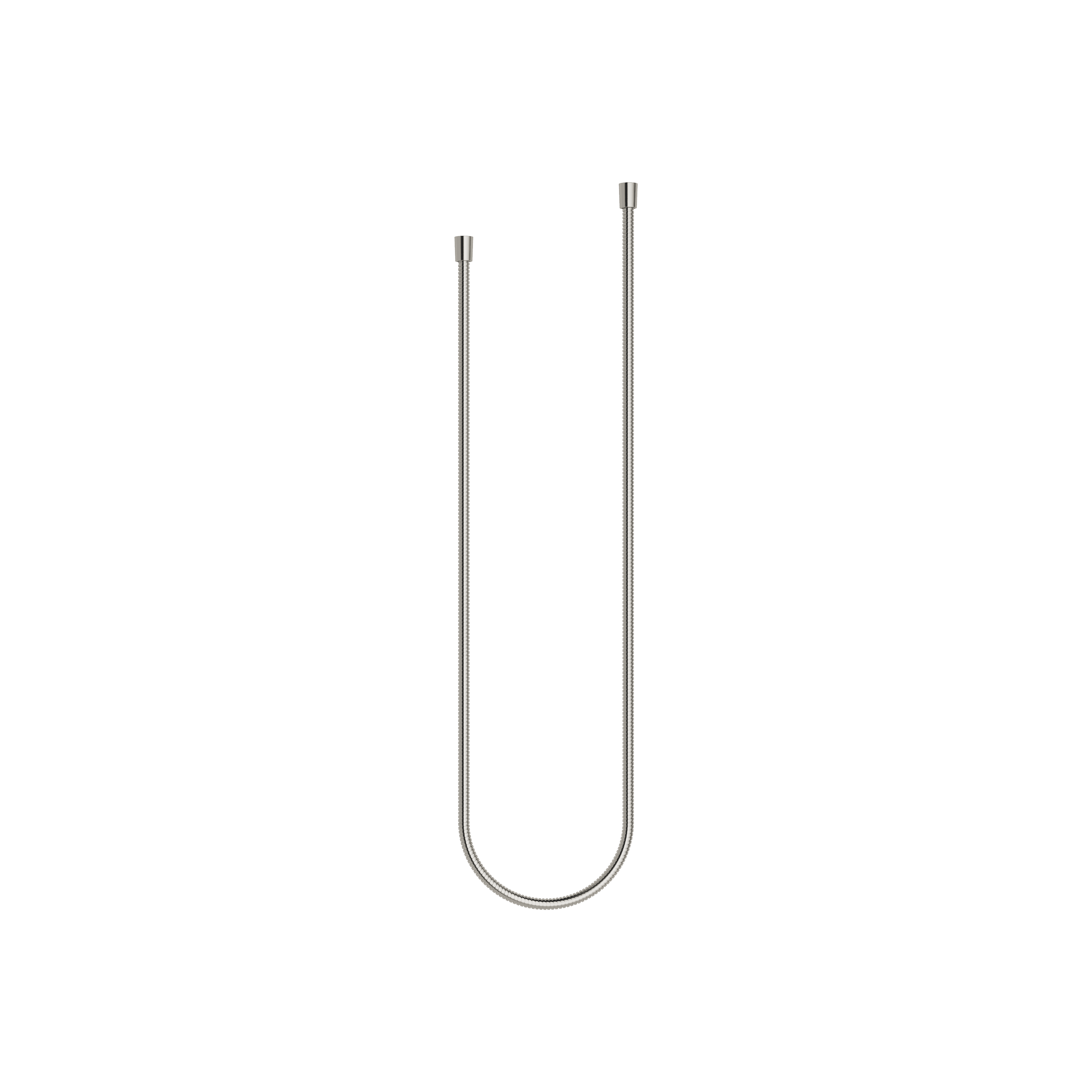 Metal shower hose 1/2" x 1/2" x 1750 mm in Brushed Platinum