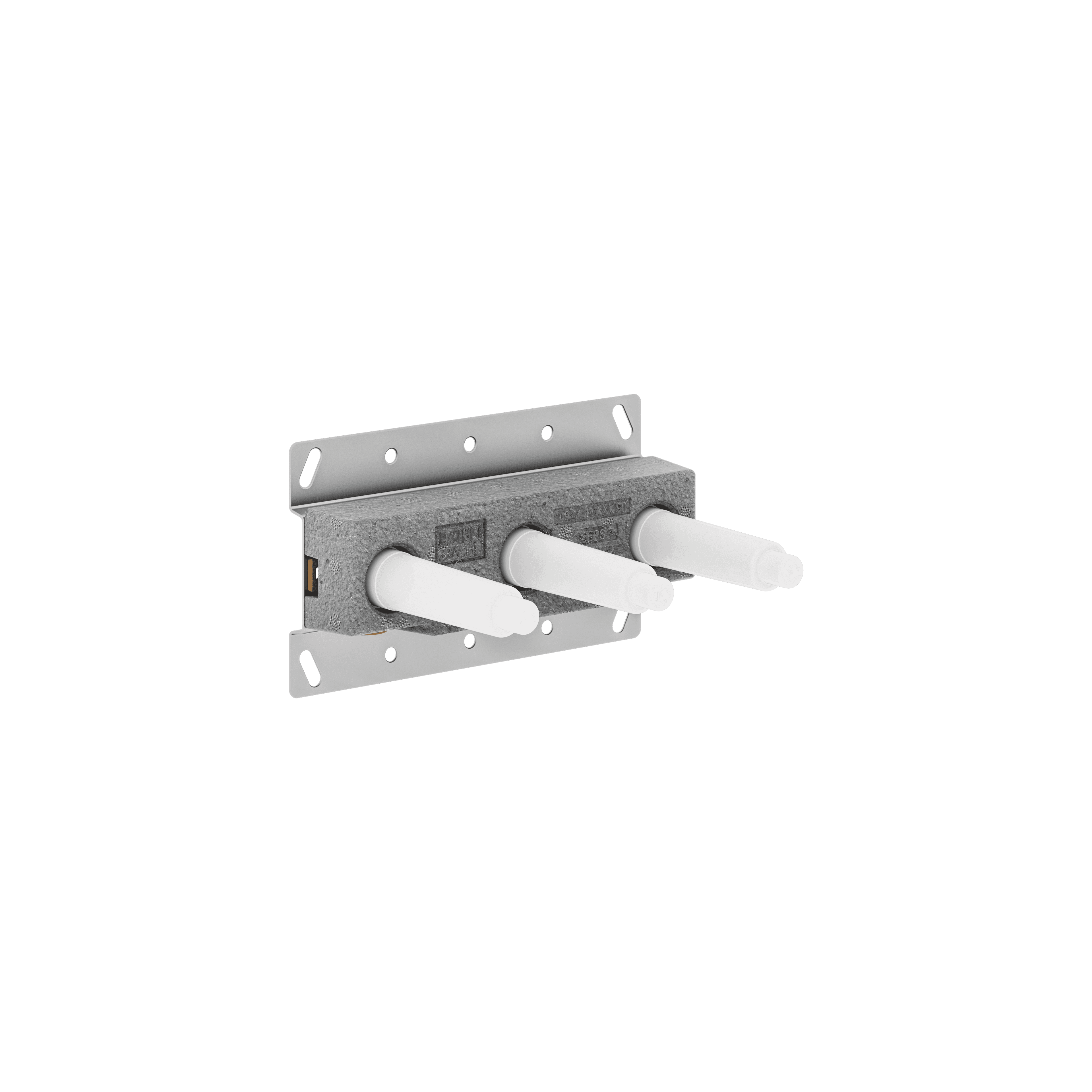 Concealed wall-mounted mixer centred spout - in Standard finish