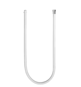 WATER TUBE Kneipp hose white 2000 mm in Brushed Gold (PVD)