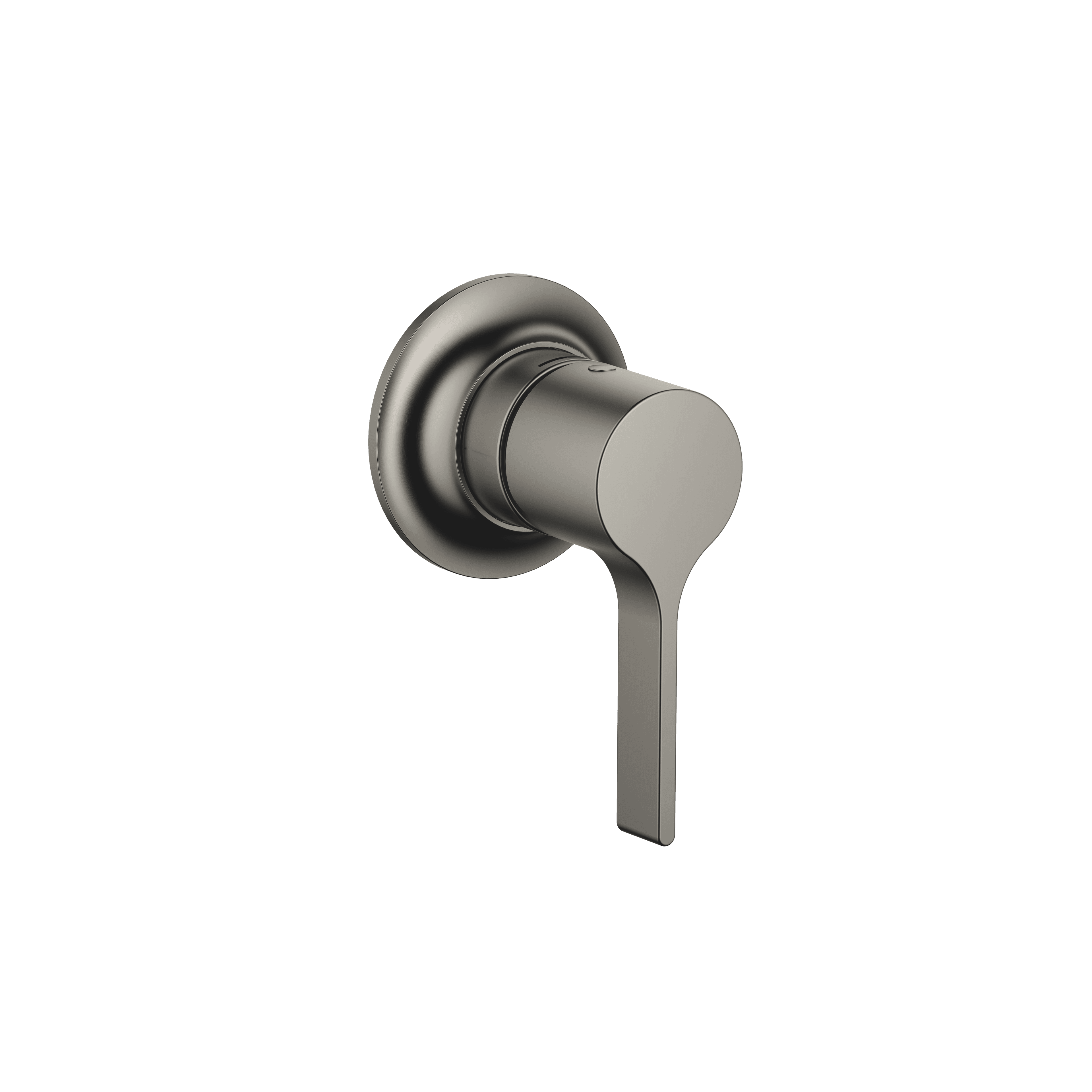 VAIA Concealed single-lever mixer with cover plate in Brushed Dark Platinum