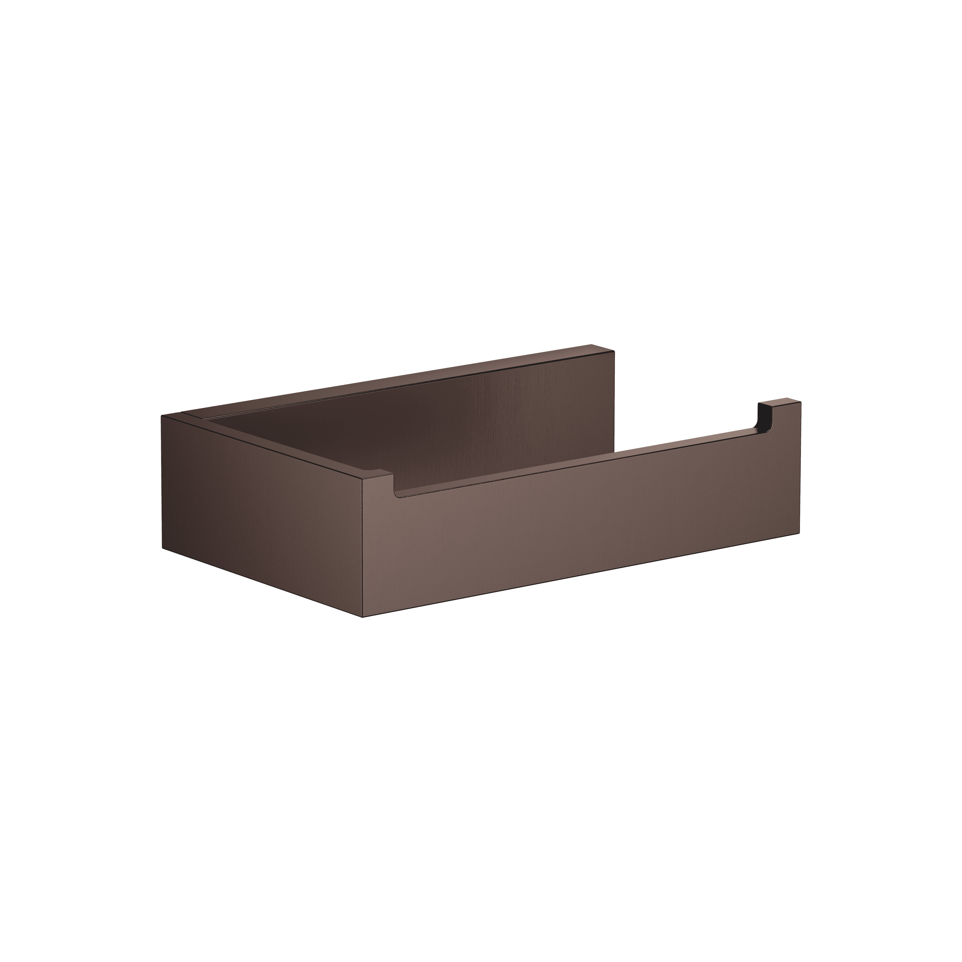 Tissue holder without cover in Brushed Dark Bronze (PVD)