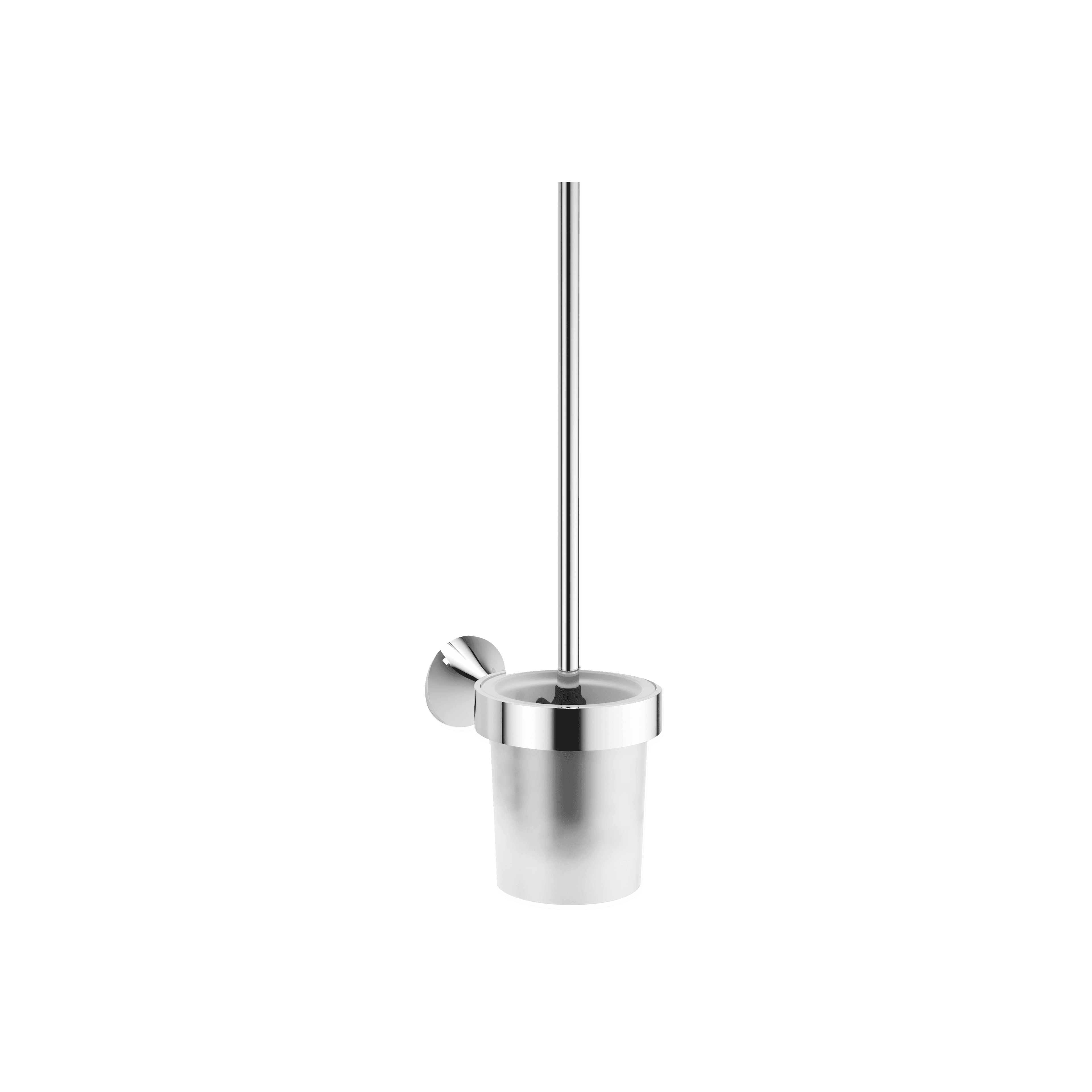 VAIA Toilet brush set wall model in Chrome