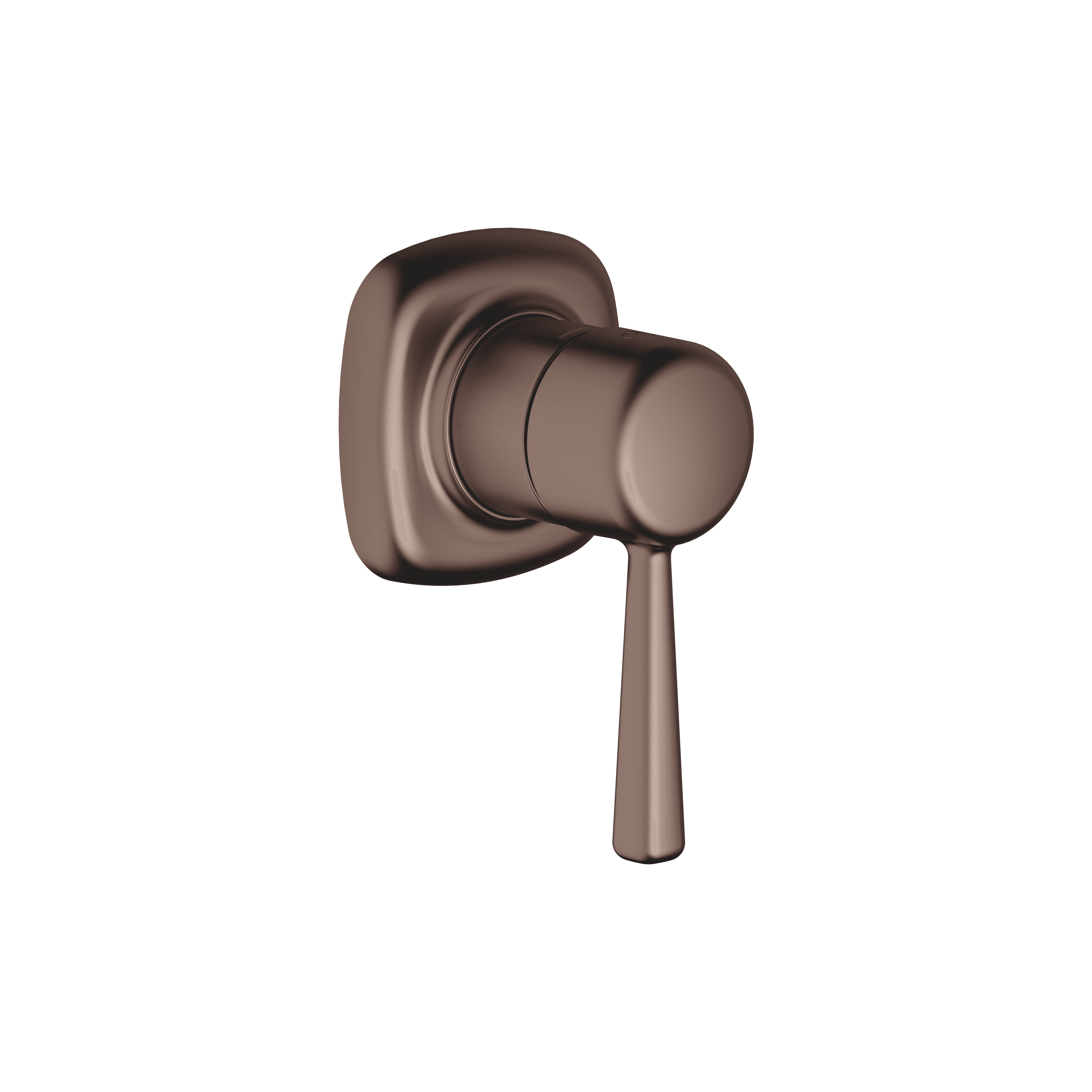 COYA Concealed single-lever mixer with cover plate in Brushed Dark Bronze (PVD)