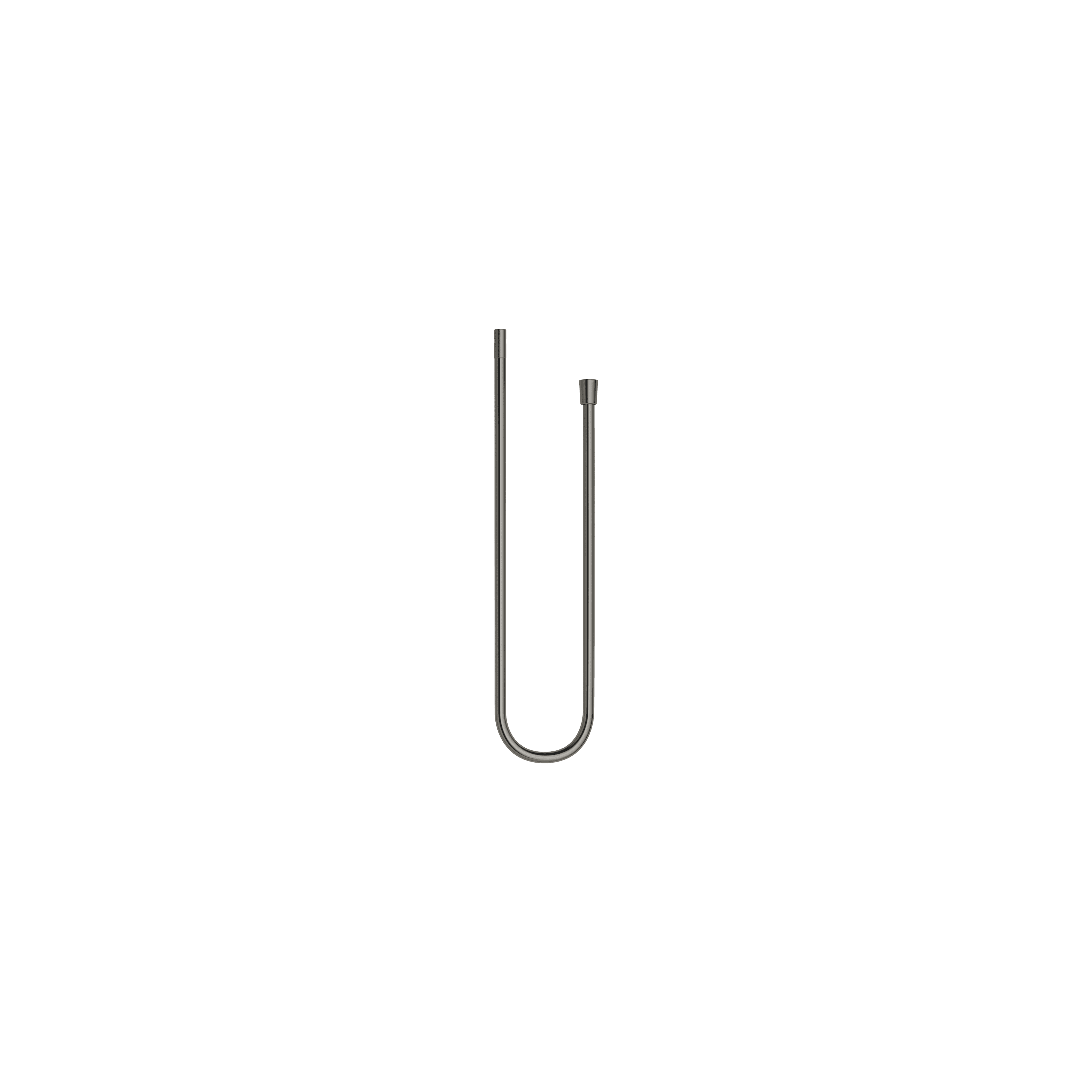 Plastic shower hose 1/2" x 3/8" x 1250 mm in Brushed Dark Platinum