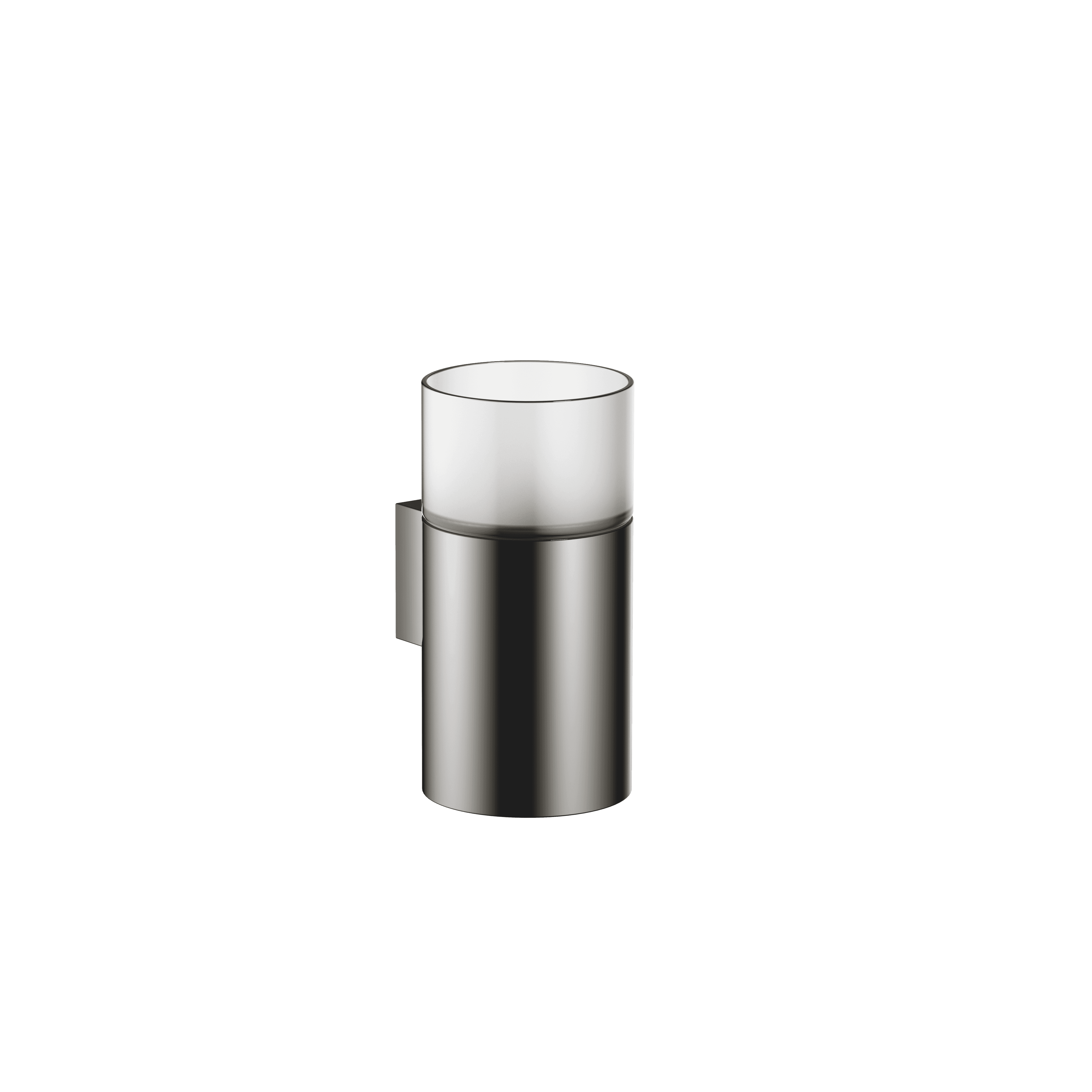 Tumbler holder wall model in Dark Chrome