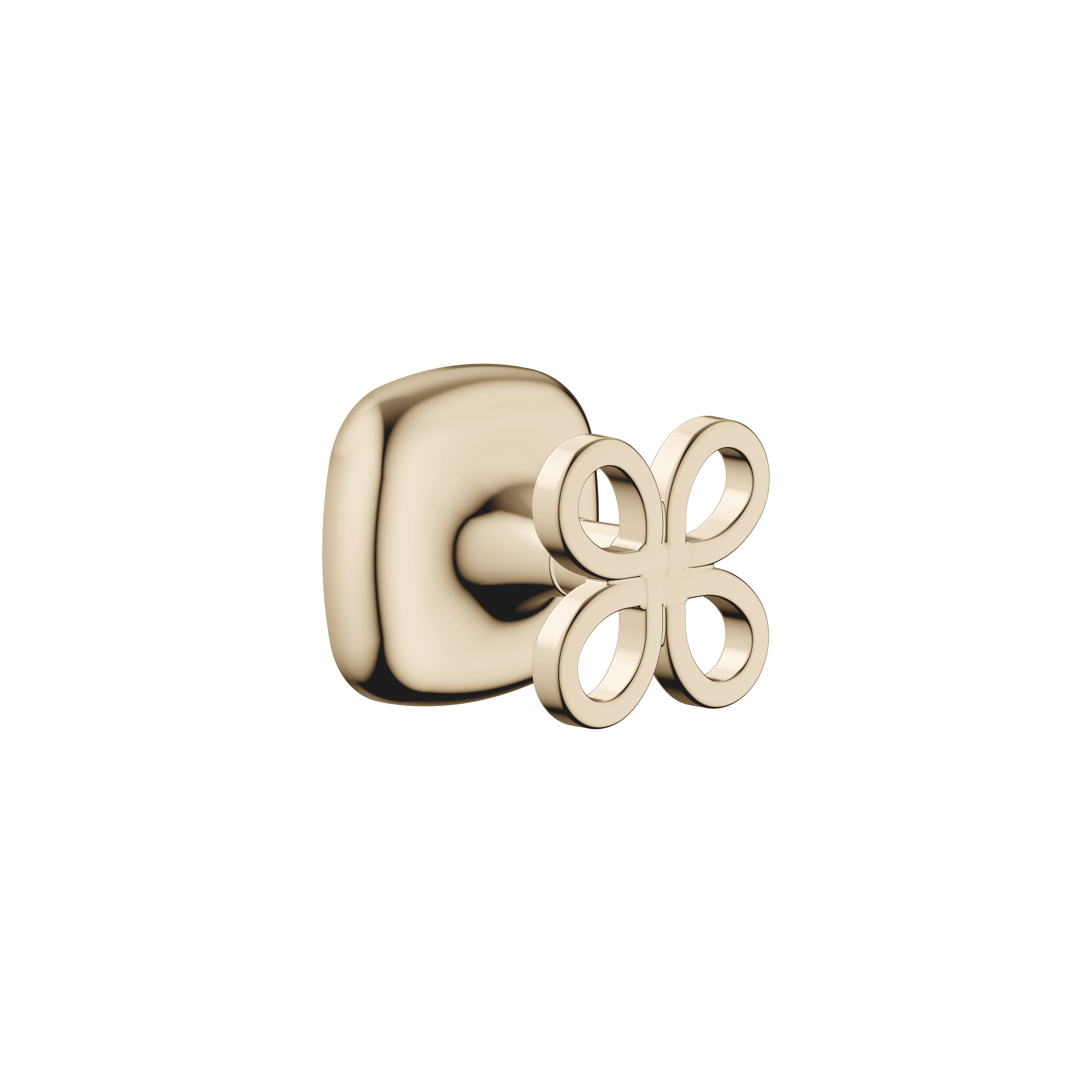 Wall valve clockwise closing 1/2" in Champagne (22kt Gold)