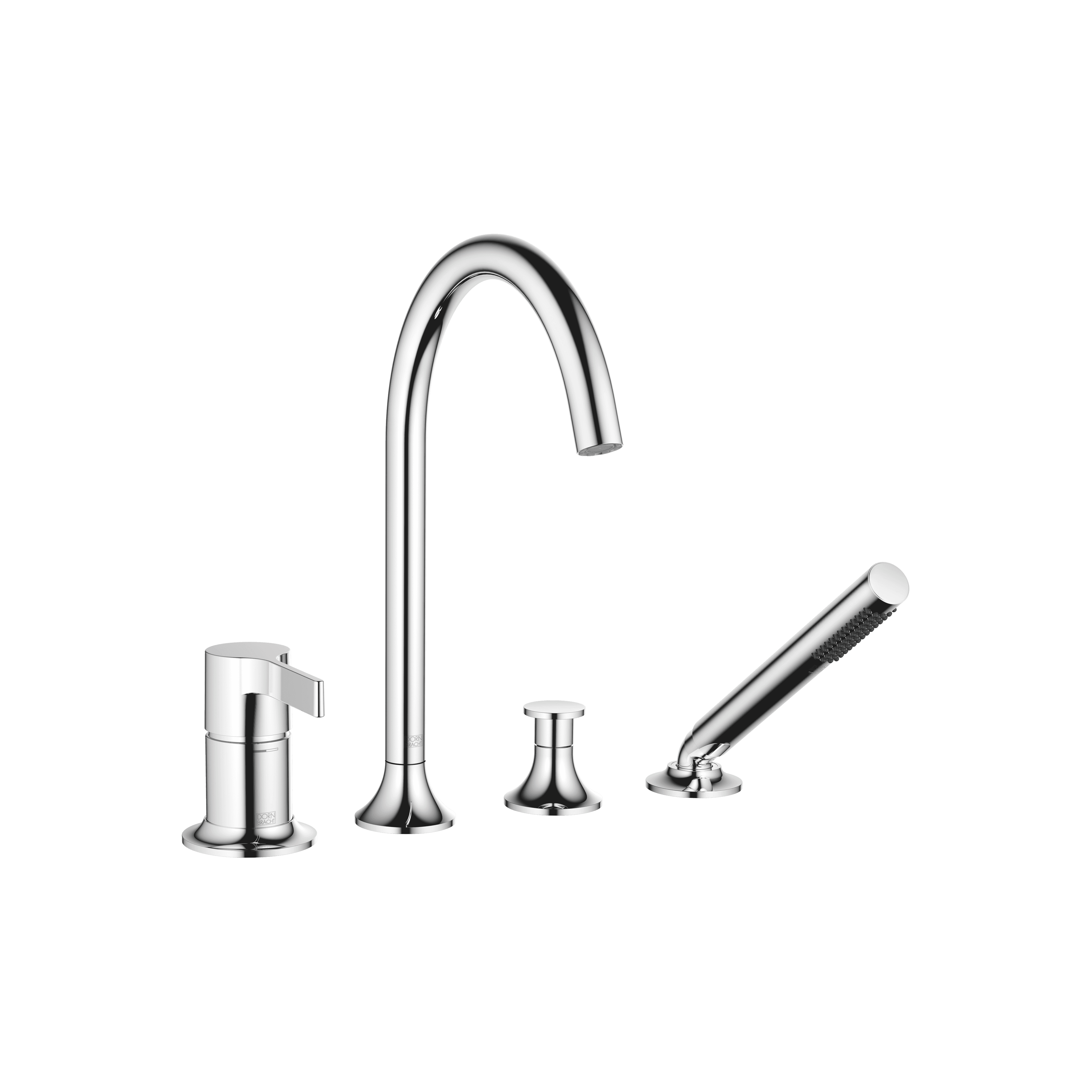 VAIA Bath shower set for bath rim or tile edge installation