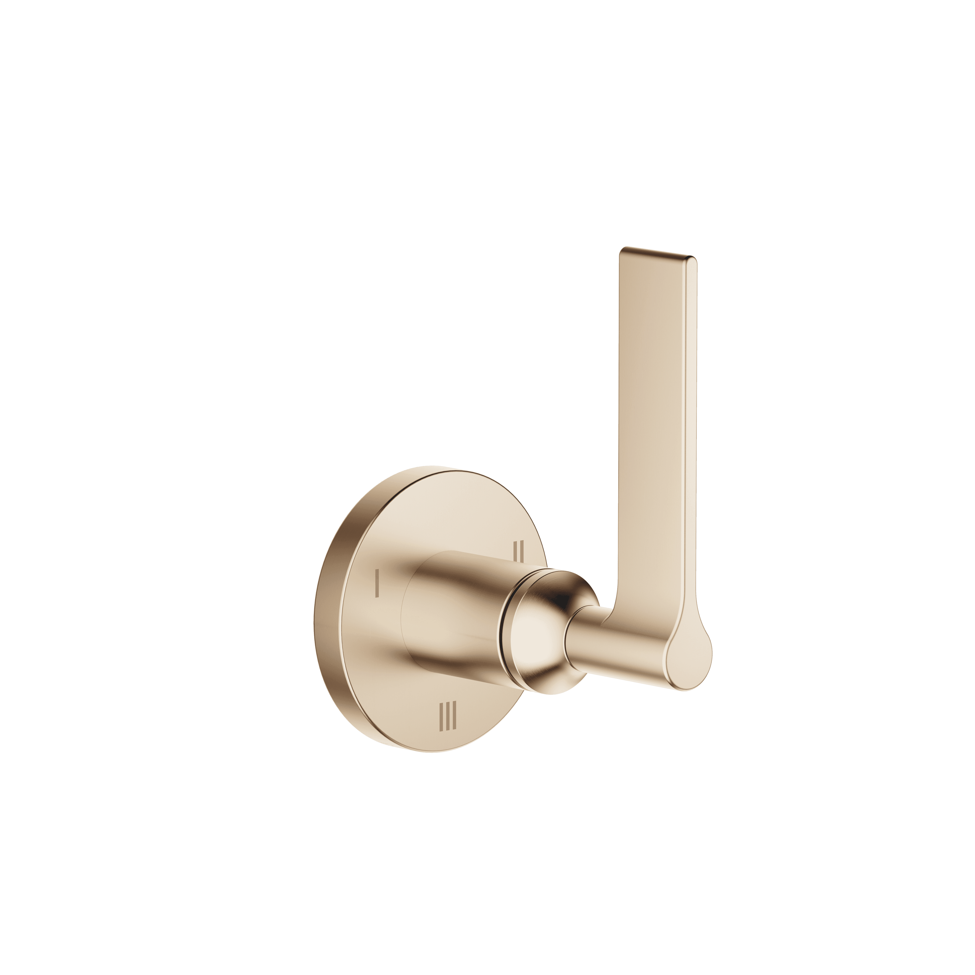 VAIA Concealed three-way diverter in Brushed Champagne (22kt Gold)