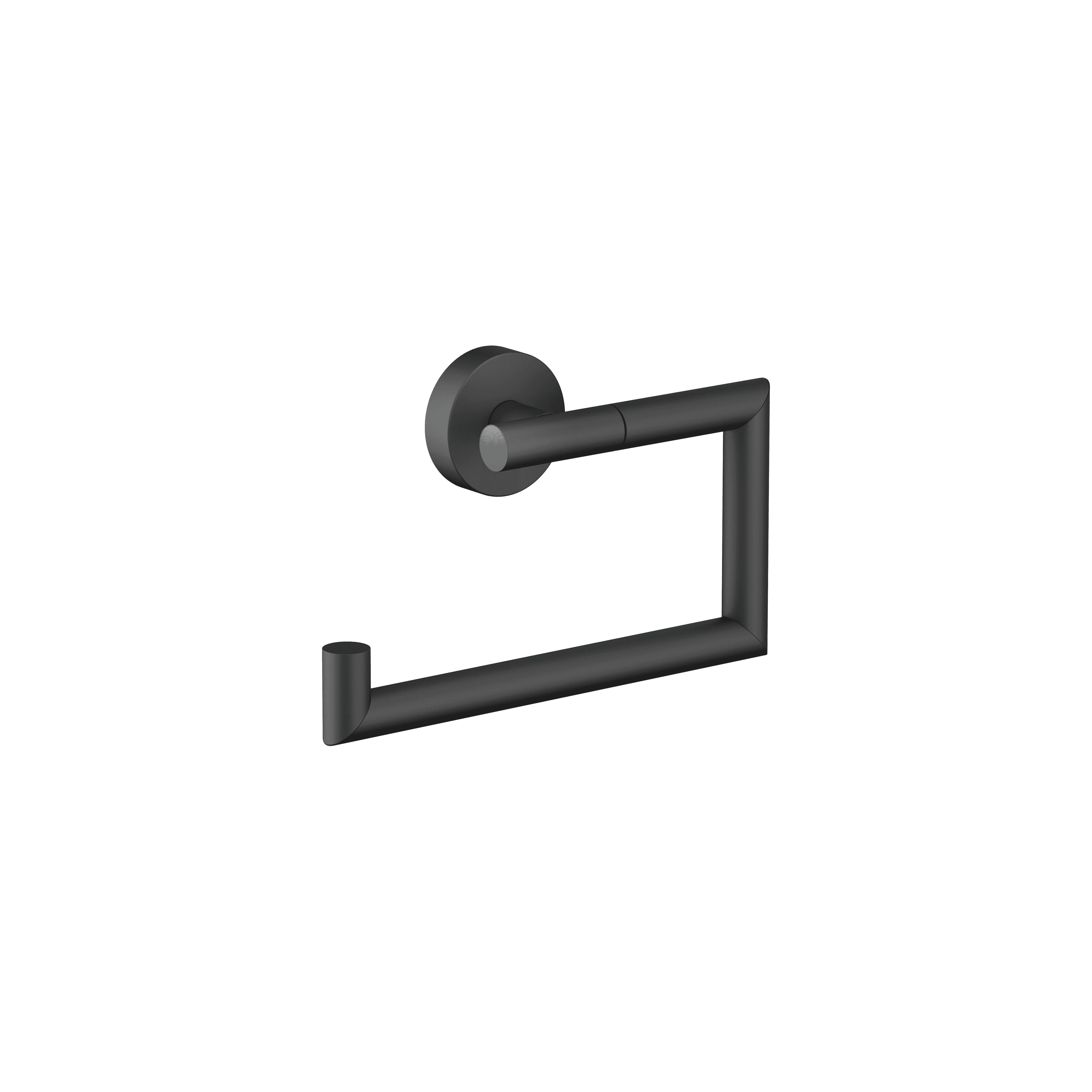 Tissue holder without cover in Matte Black