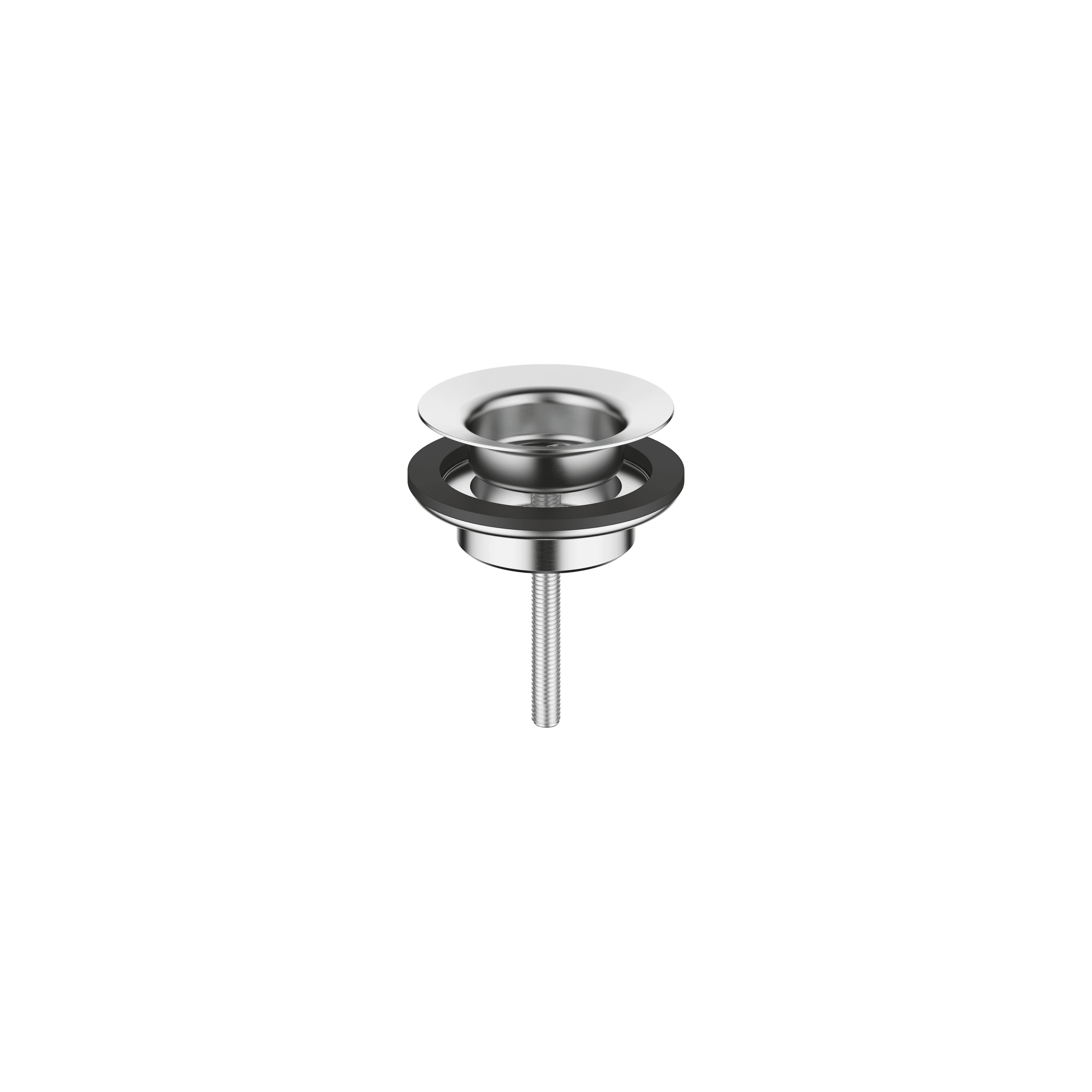Grated waste 1 1/4" in Brushed Chrome