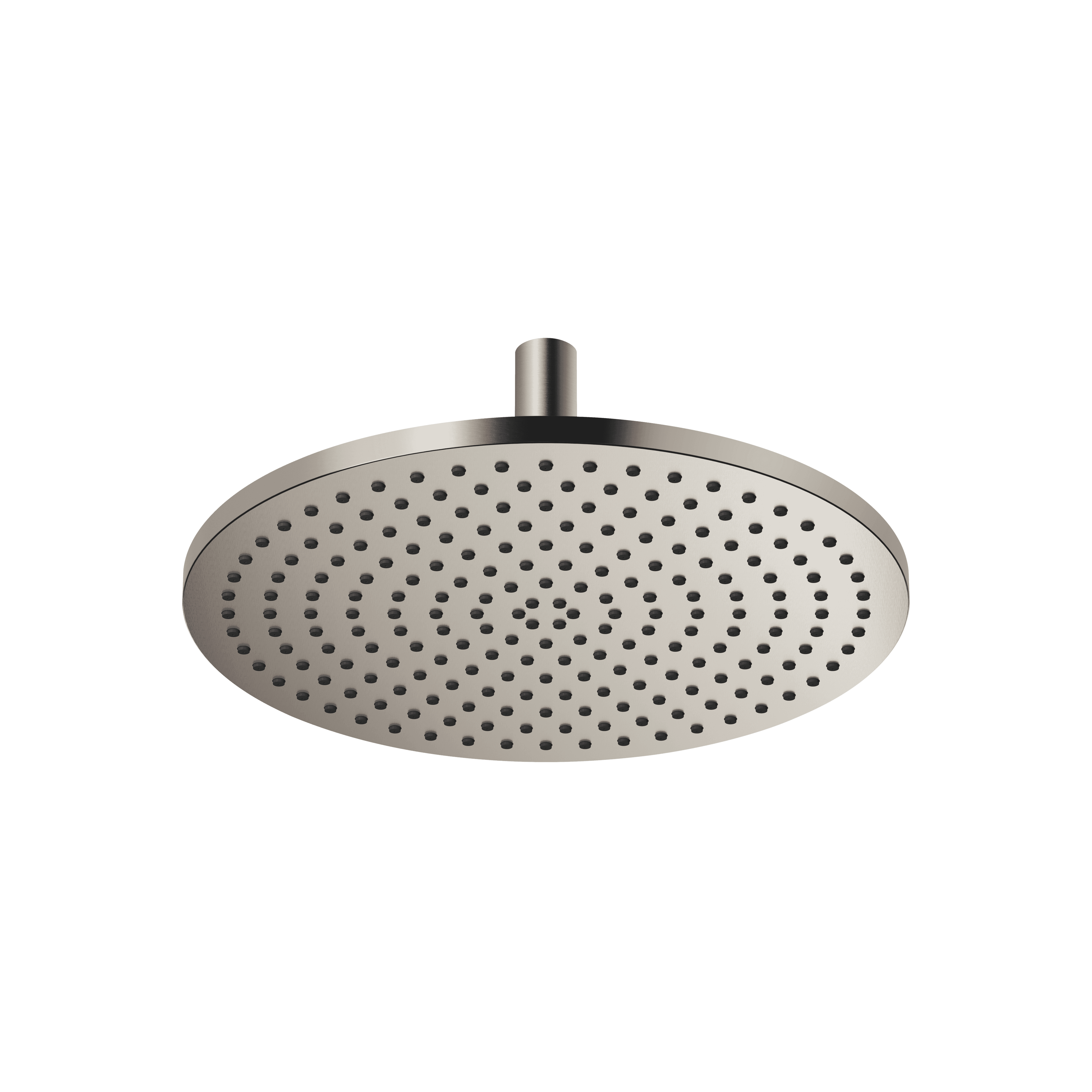 Rain shower with ceiling fixing 400 mm in Brushed Platinum