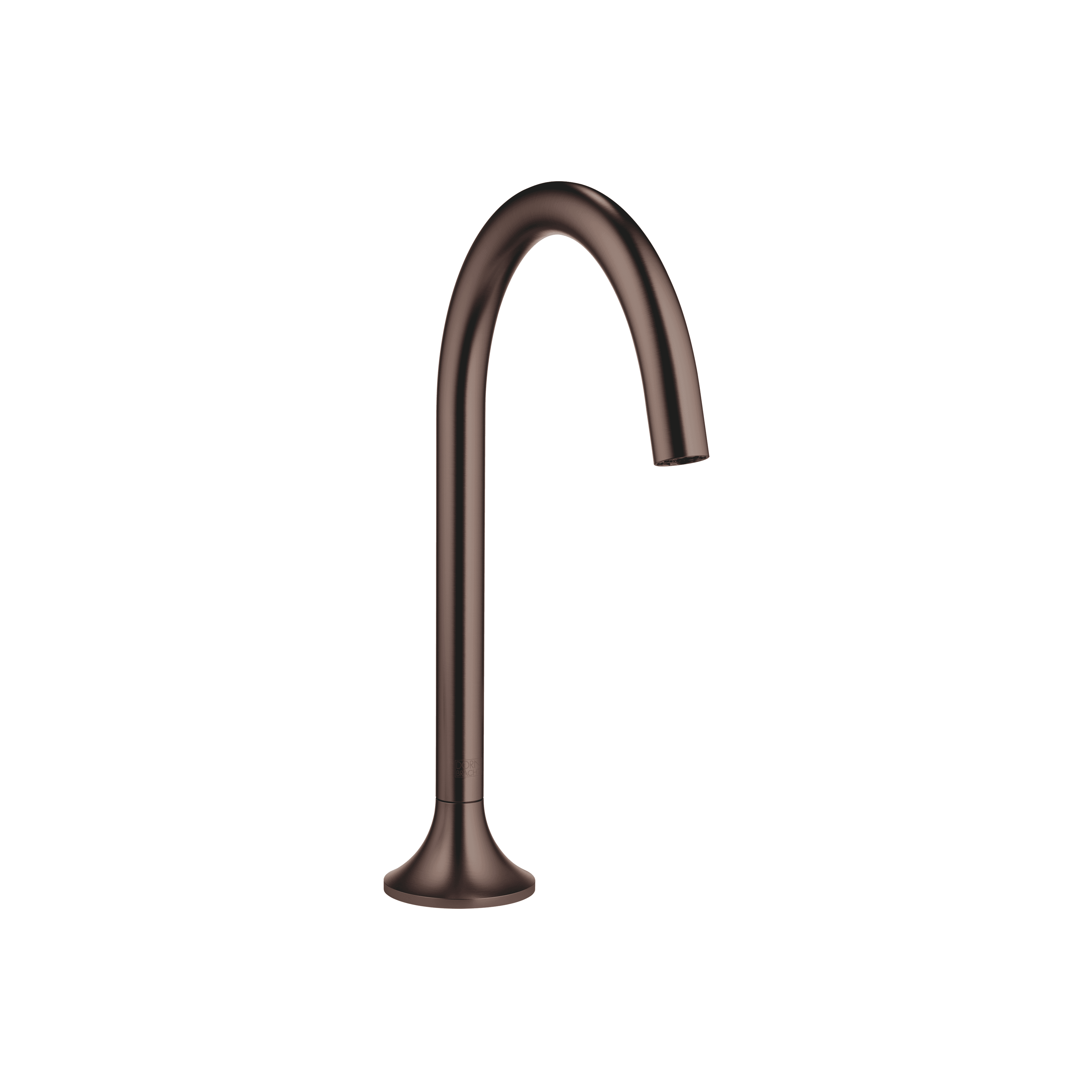 VAIA Deck-mounted basin spout without pop-up waste in Brushed Dark Bronze (PVD)